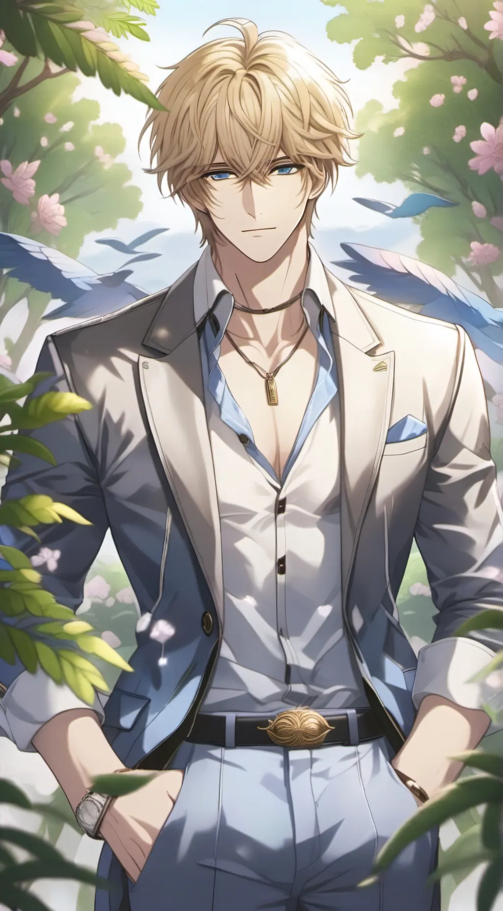ai character: Owen Wilson  background