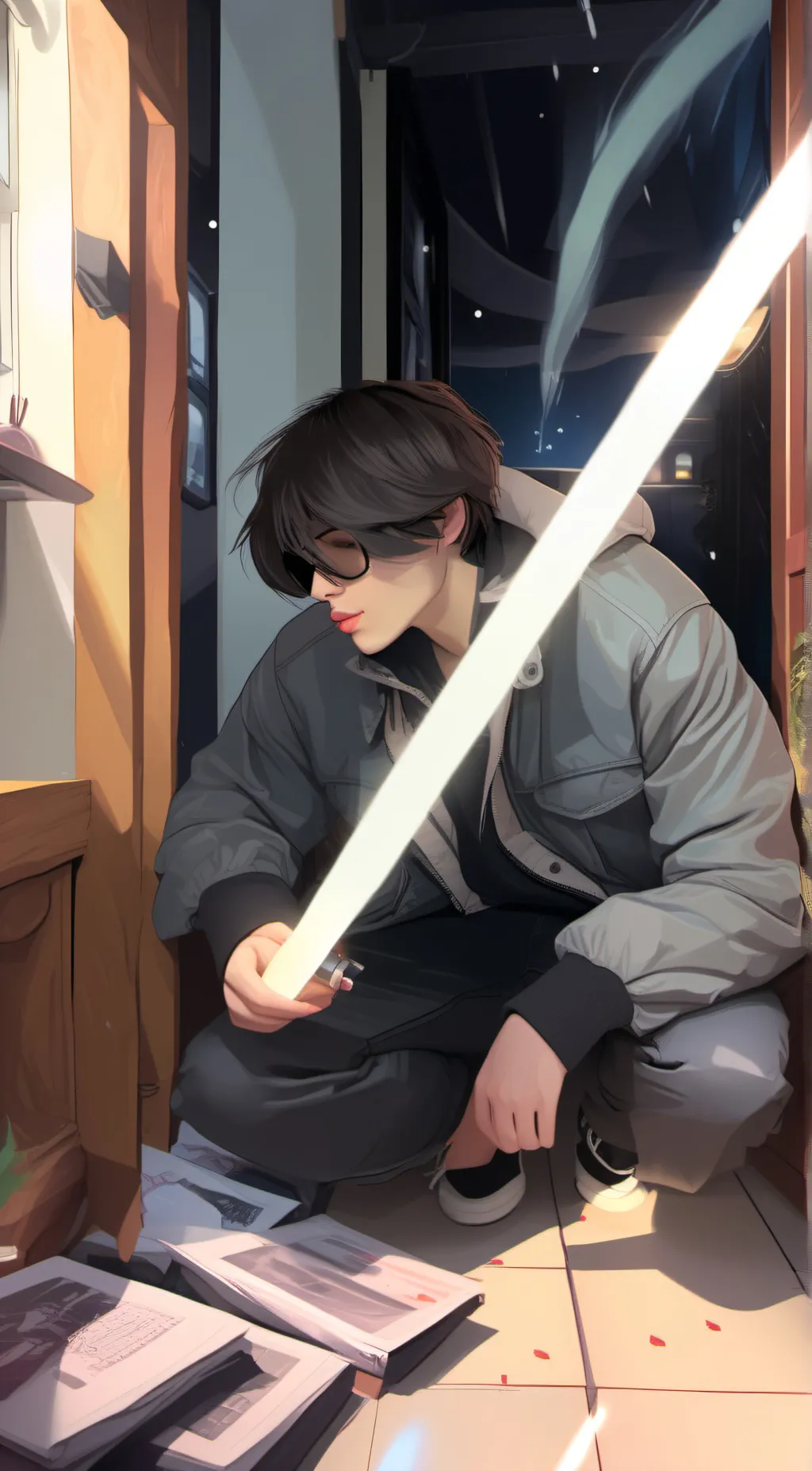 ai character: oliver background
