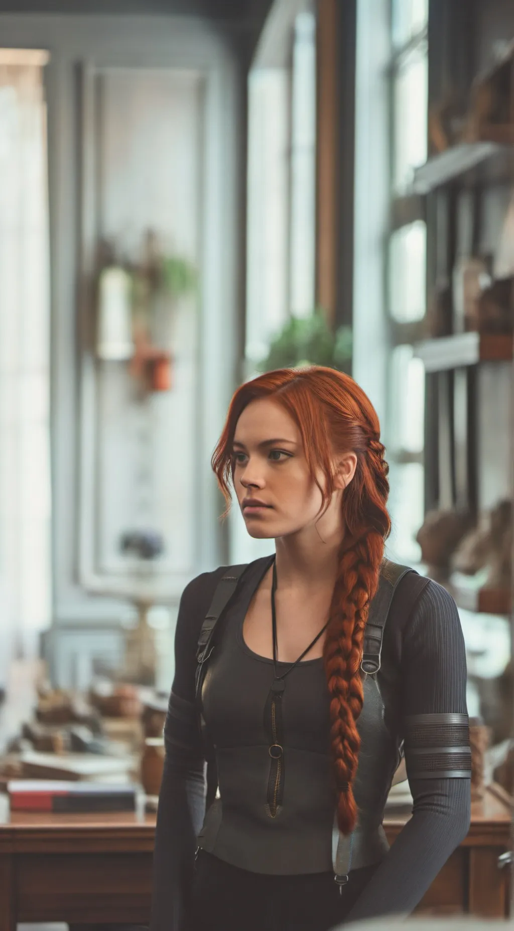 ai character: Aya Romanoff Barne background