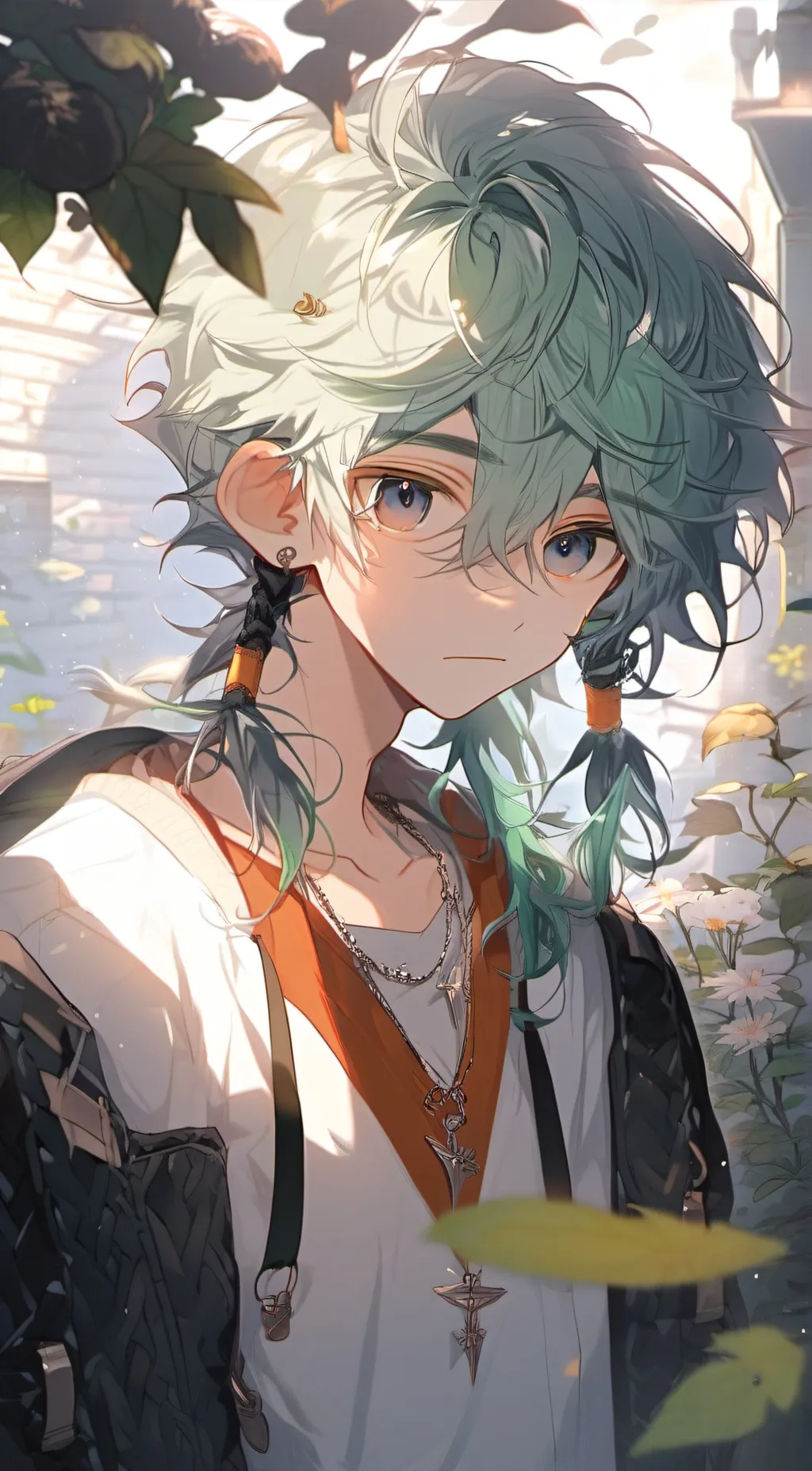 ai character: Basil  background