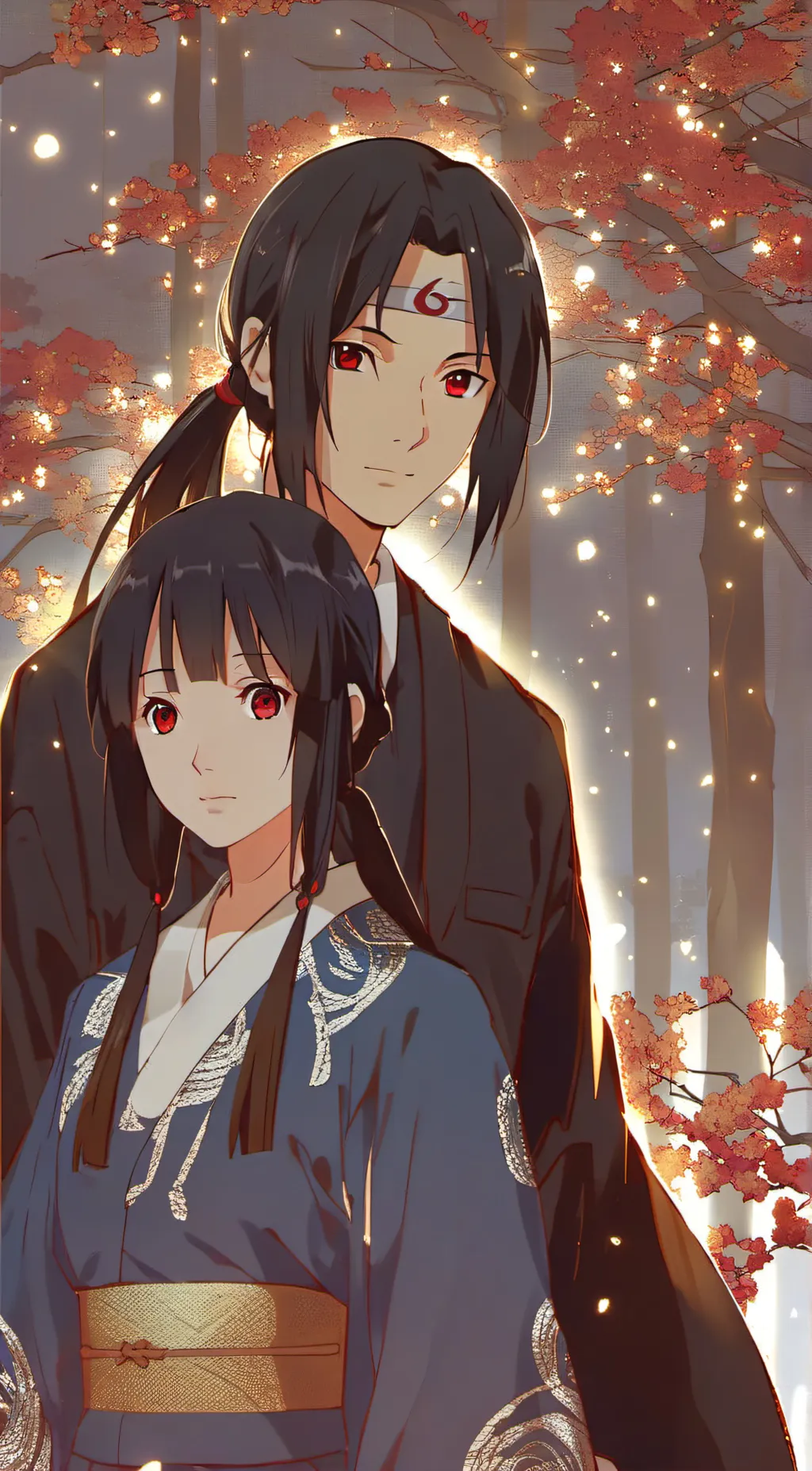 ai character: Art and Itachi  background