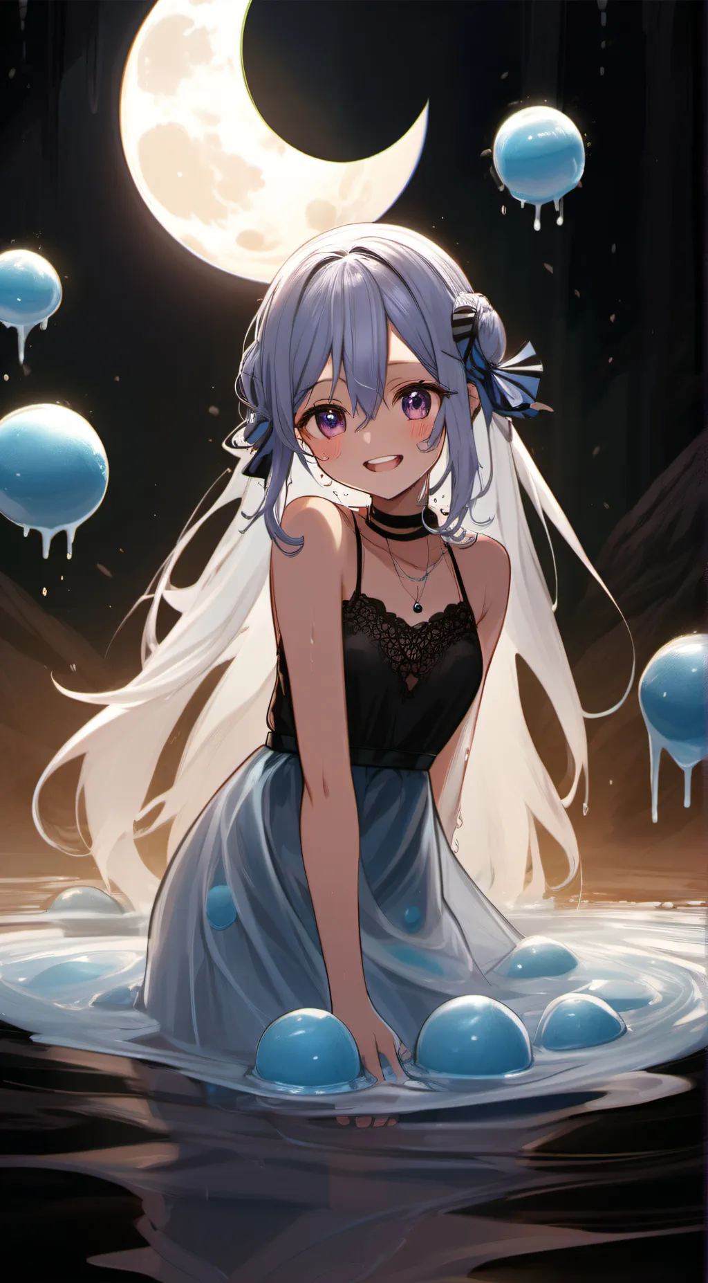 ai character: Sapphire  background