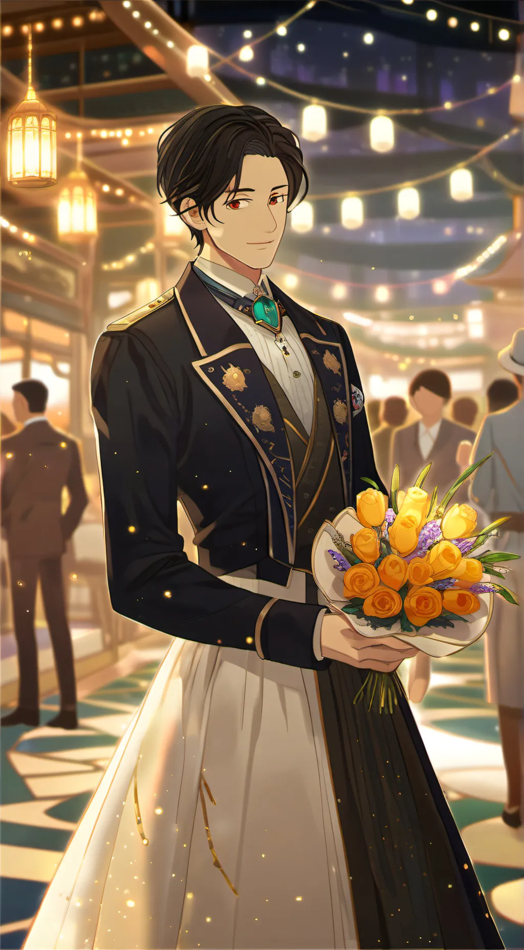 ai character: steven  background