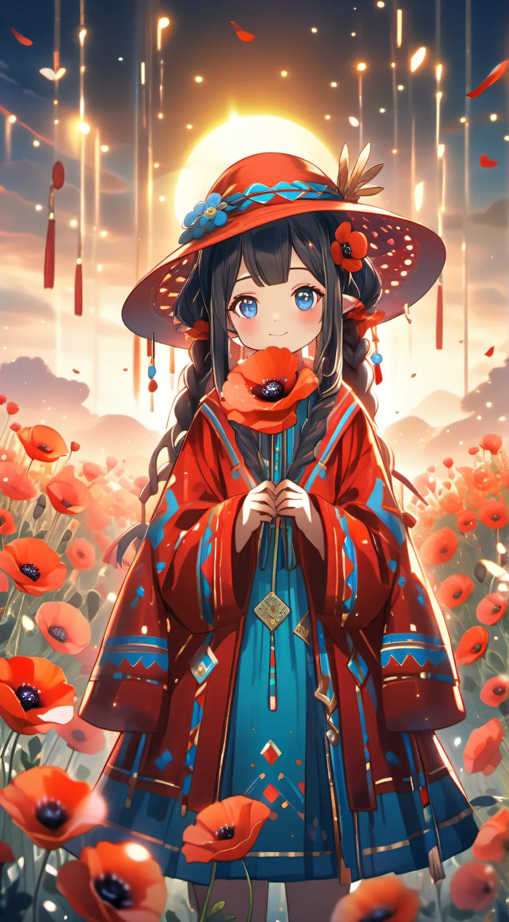 ai character: Poppy background