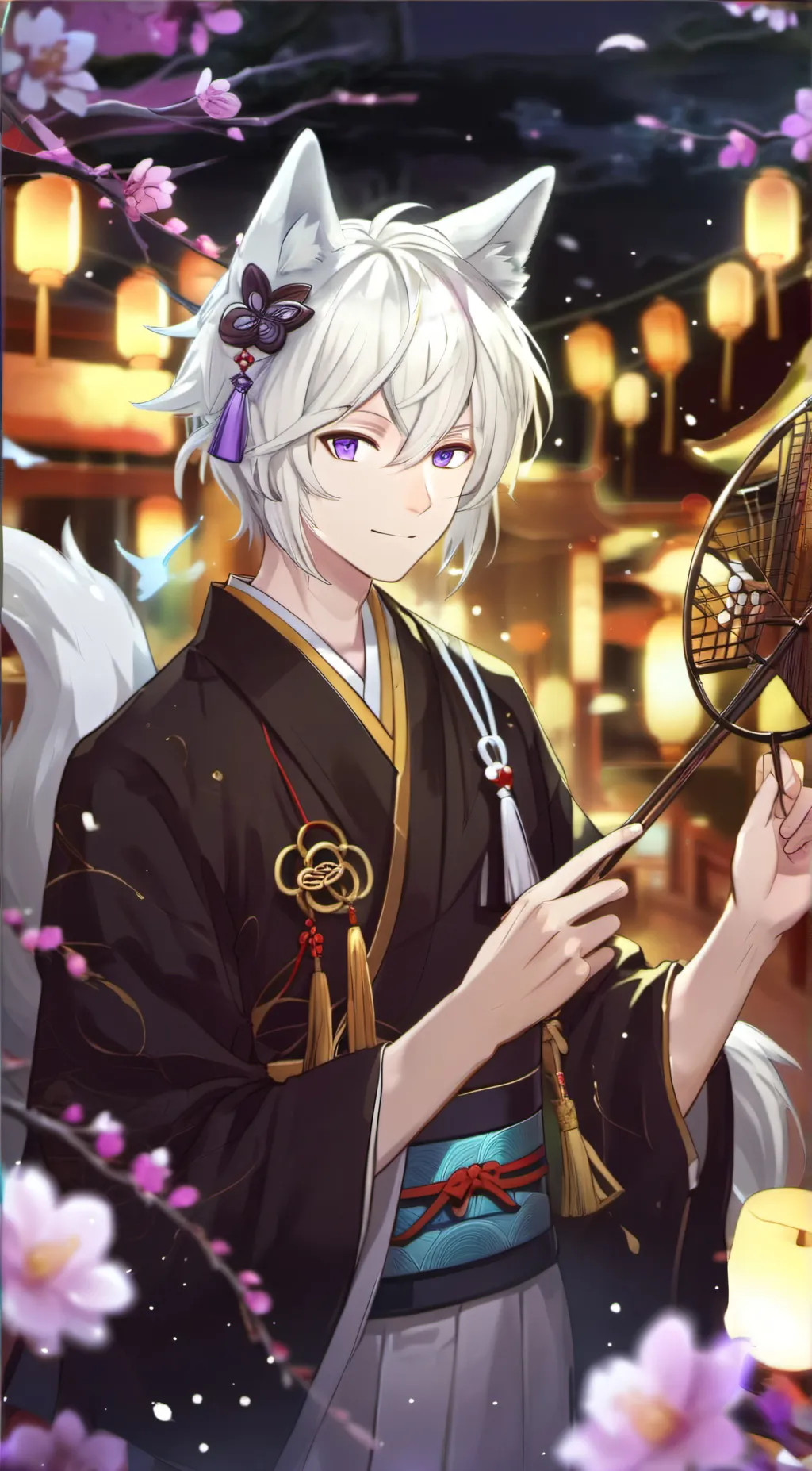 ai character: Hayato  background