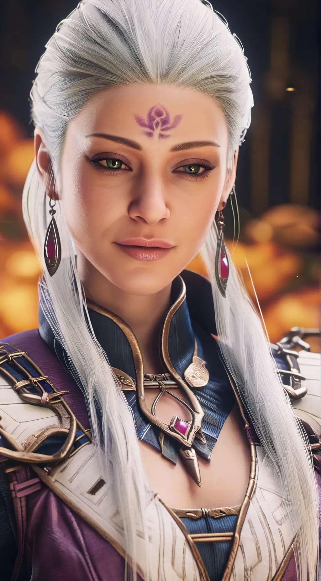 ai character: princess sindel  background