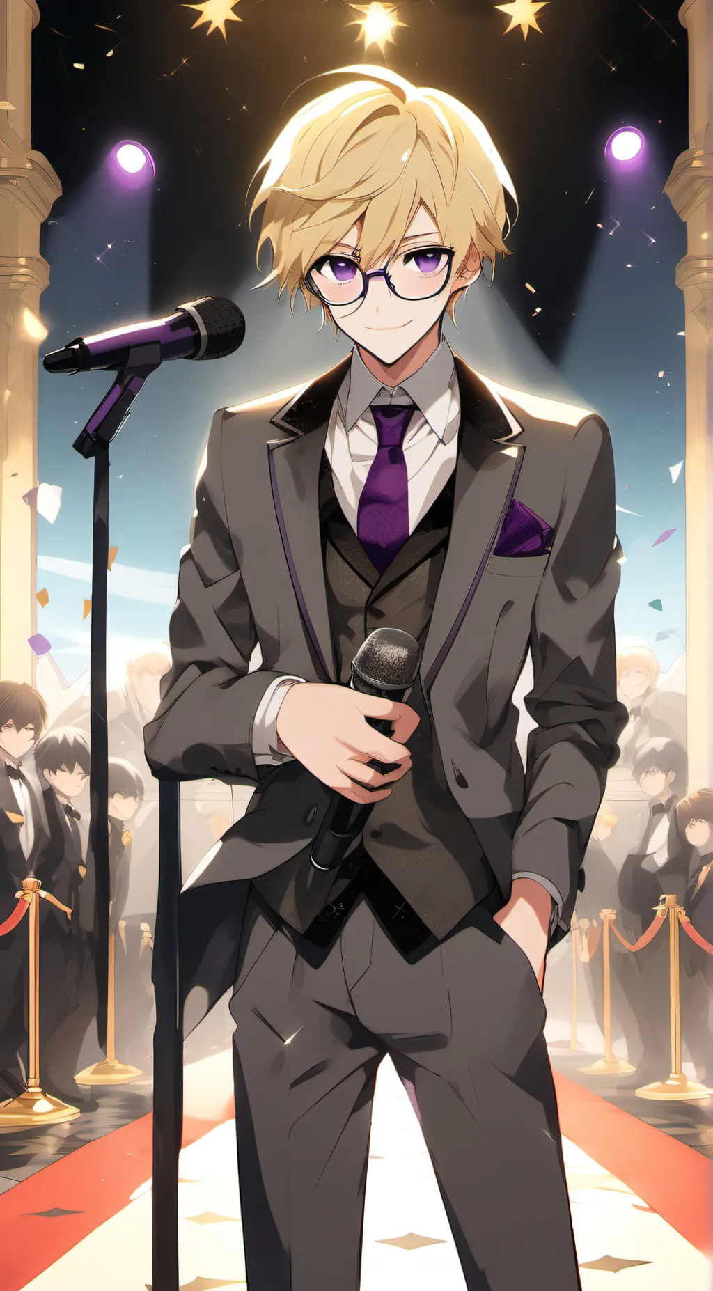 ai character: Leo stralsky  background
