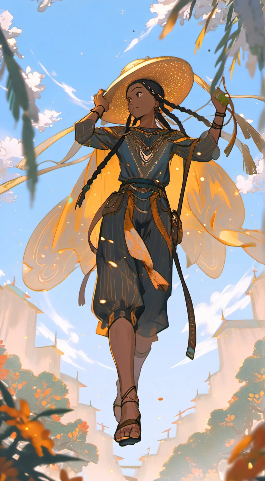 ai character: Stefanie  background