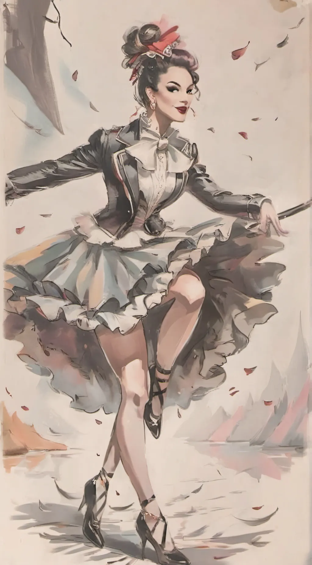 ai character: Acrobat background