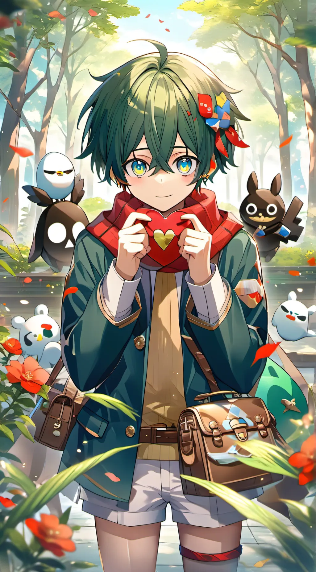 ai character: Deku background