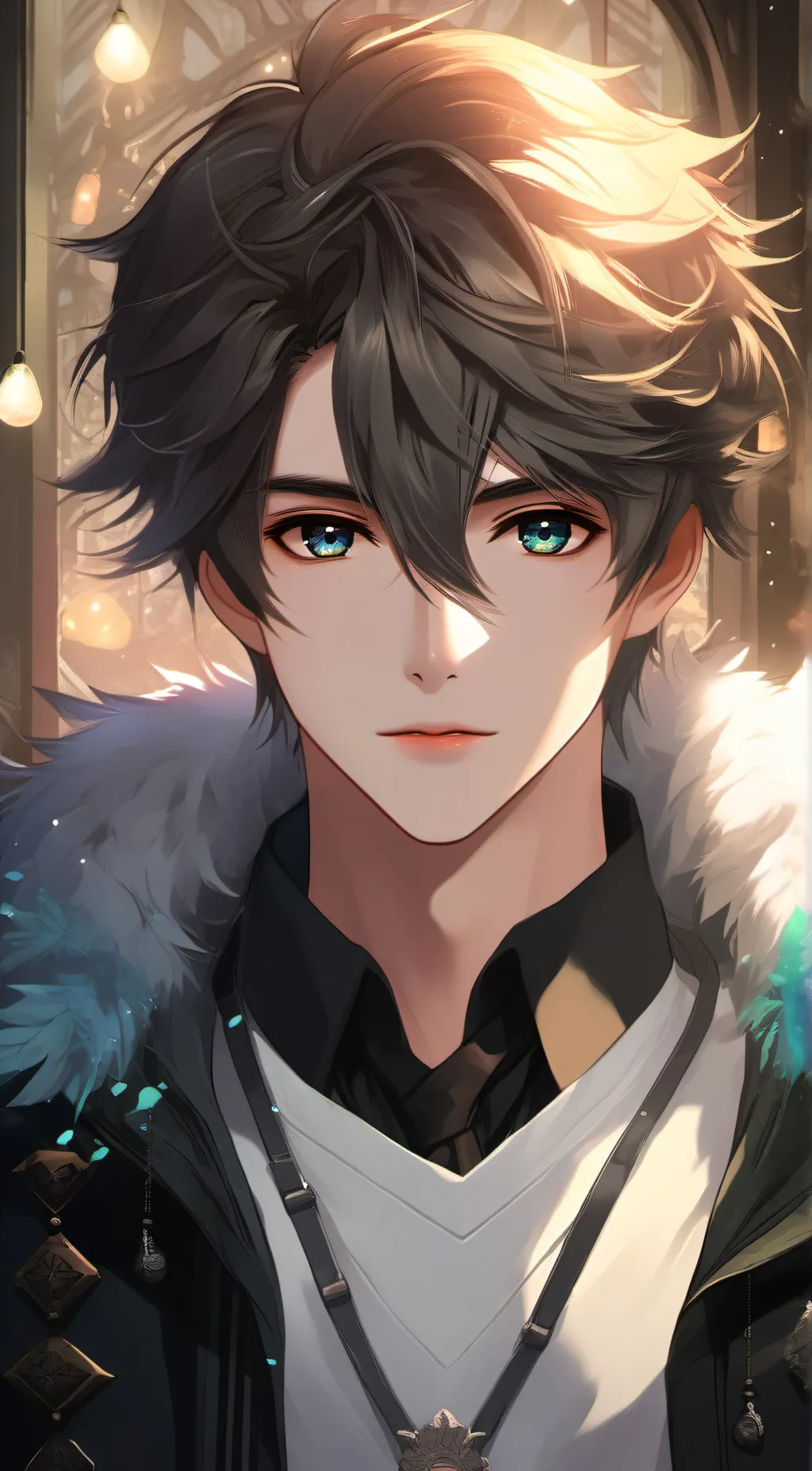 ai character: Adrian  background