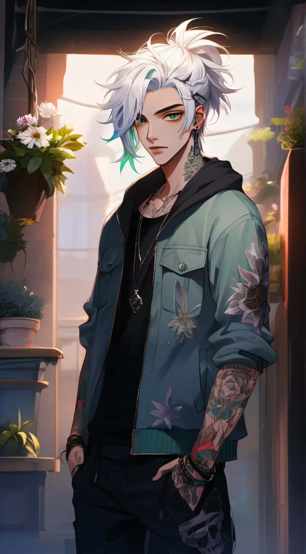 ai character: Zach background