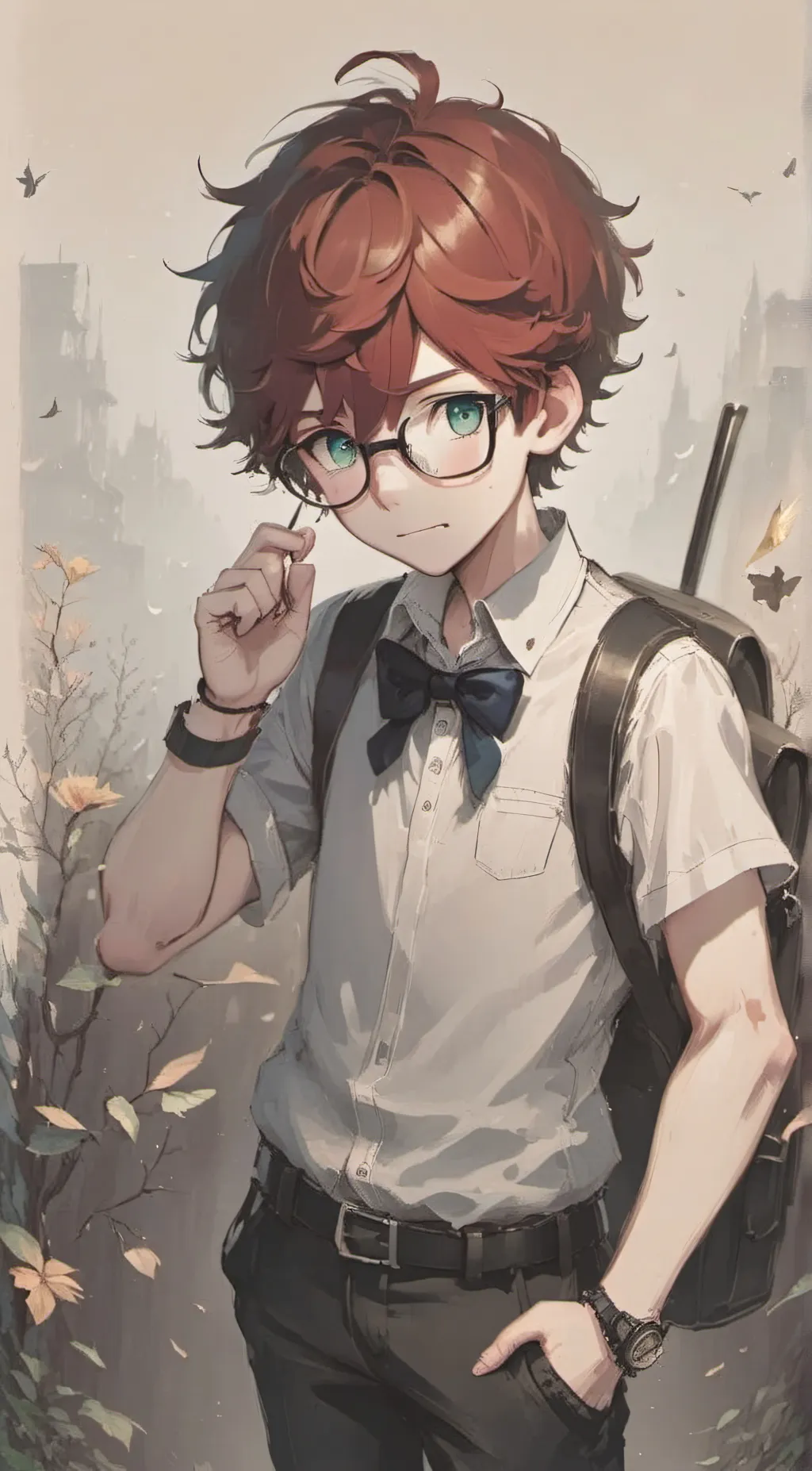 ai character: Ray background