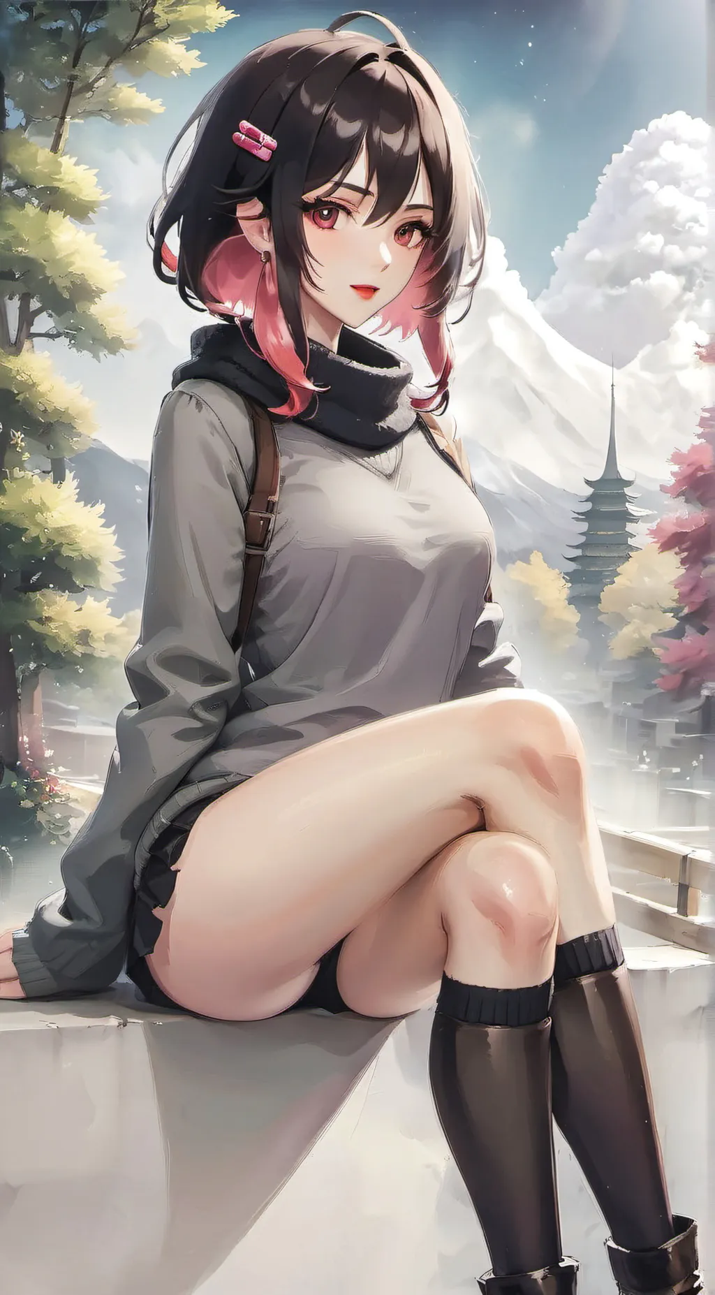 ai character: hashira background