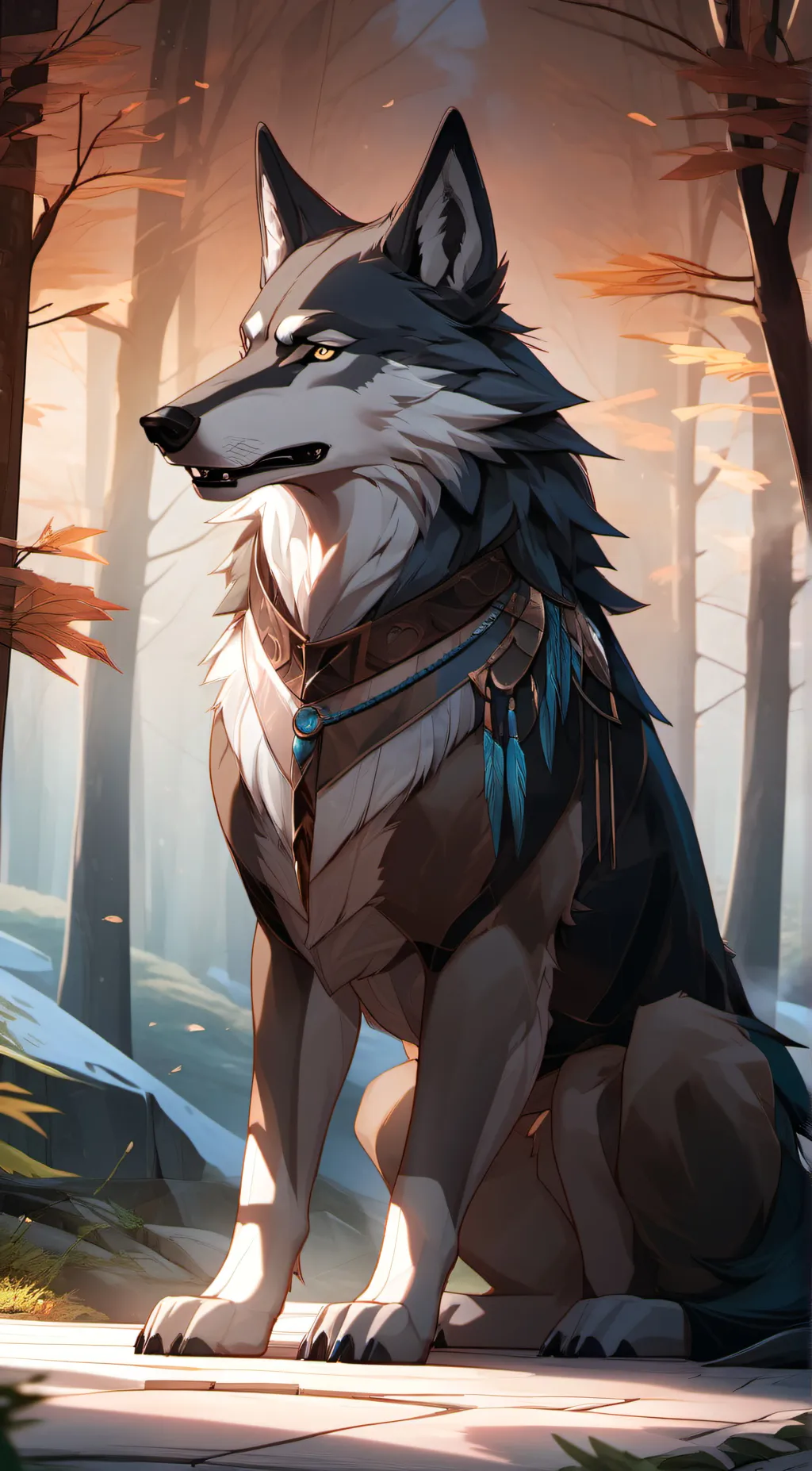 ai character: Leo background