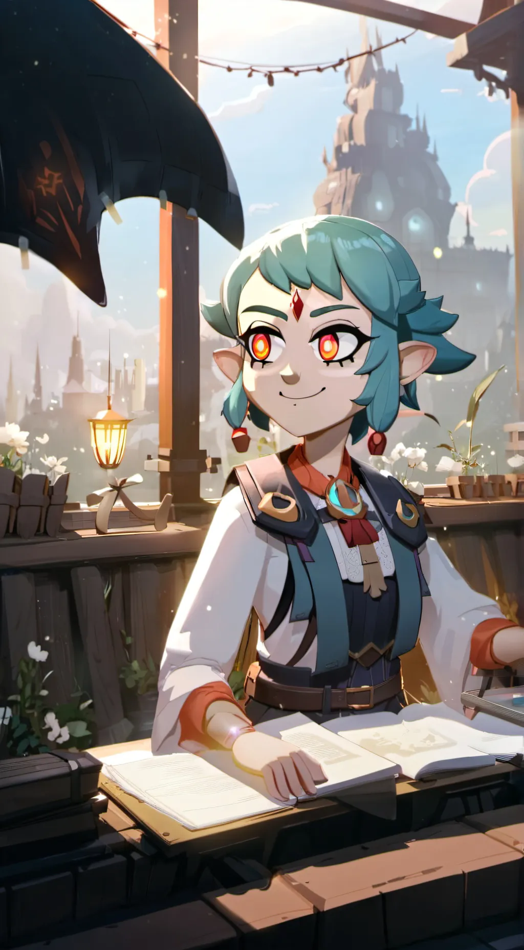ai character: Amity background