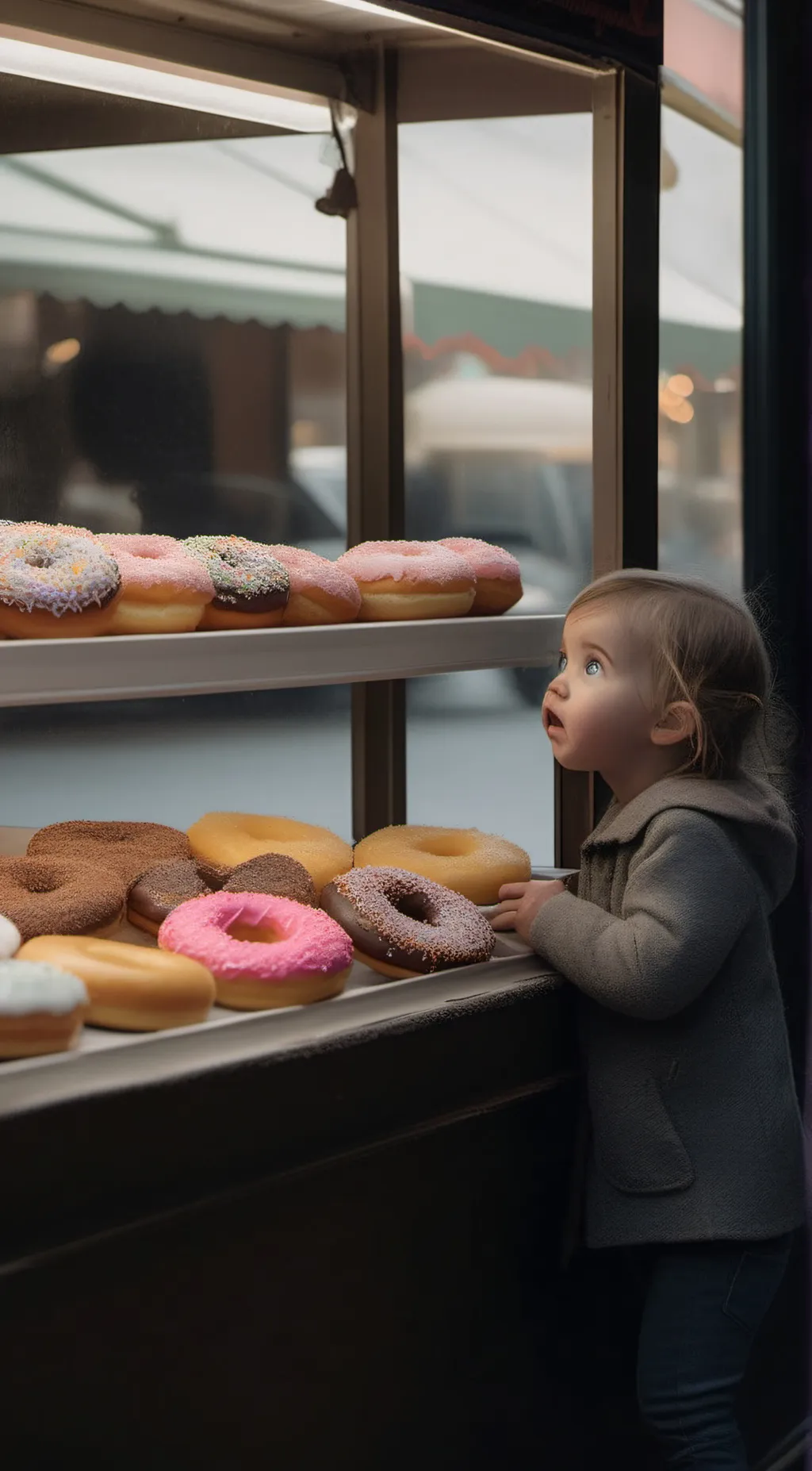 ai character: donut kid background