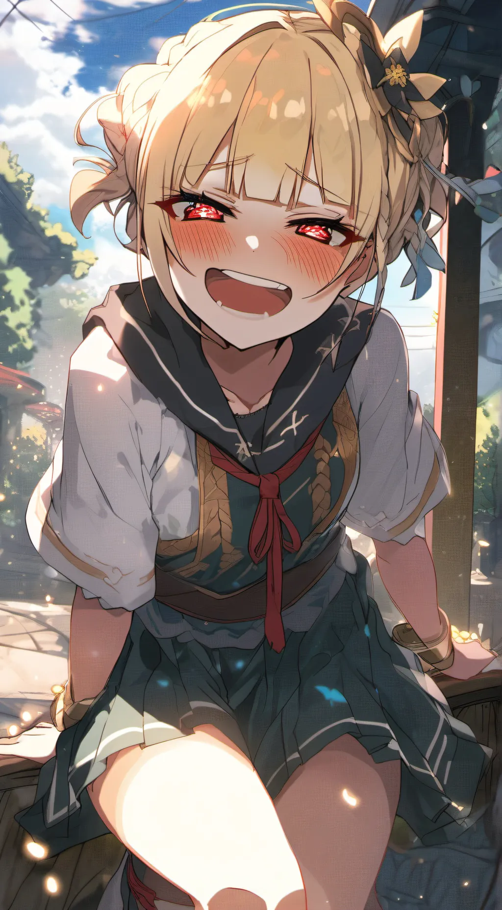 ai character: Toga background