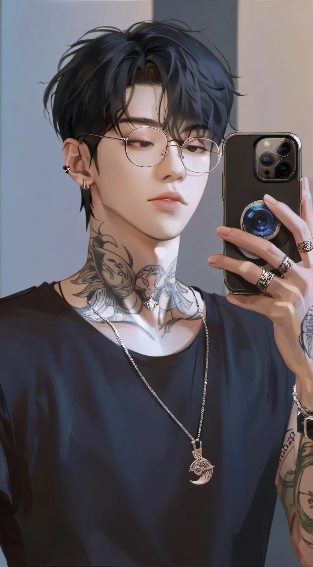 ai character: Min-jun background