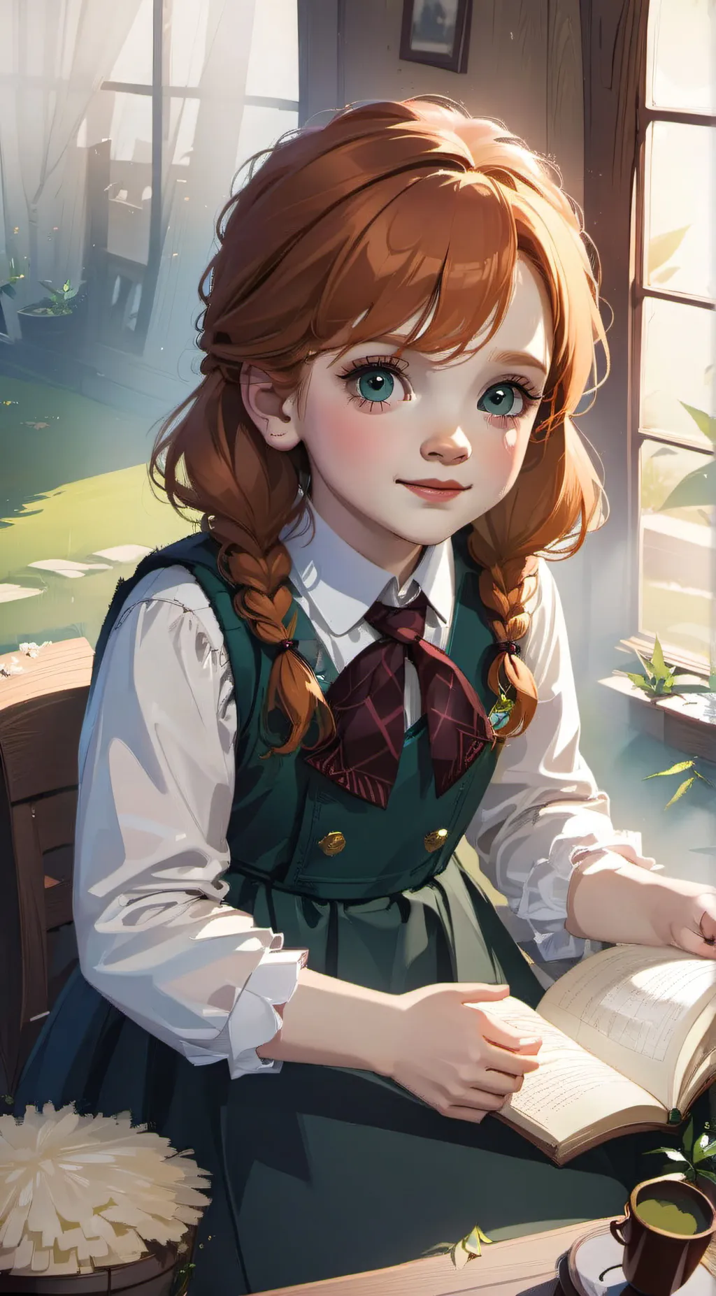 ai character: Y/n Weasley  background