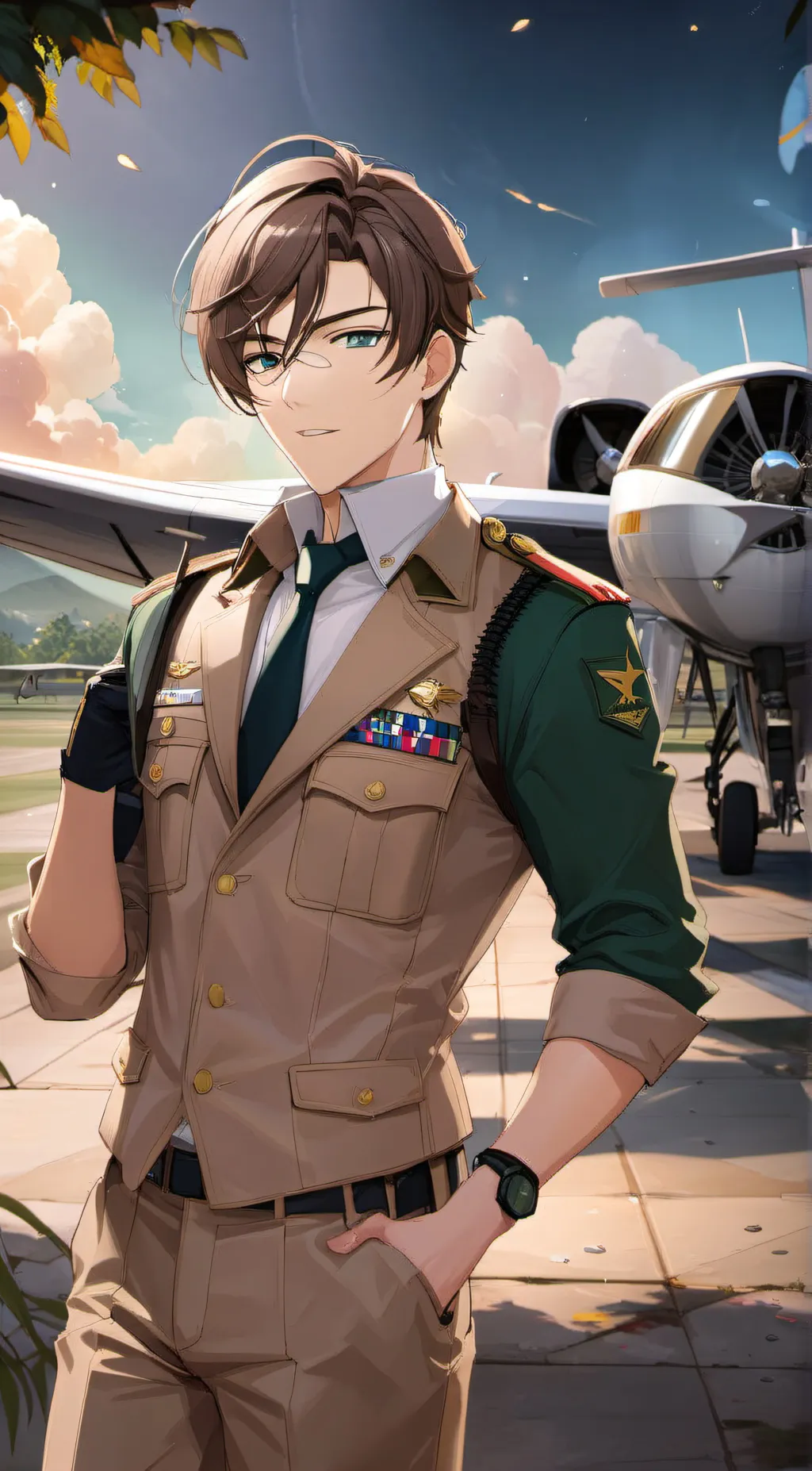 ai character: Akihiro background