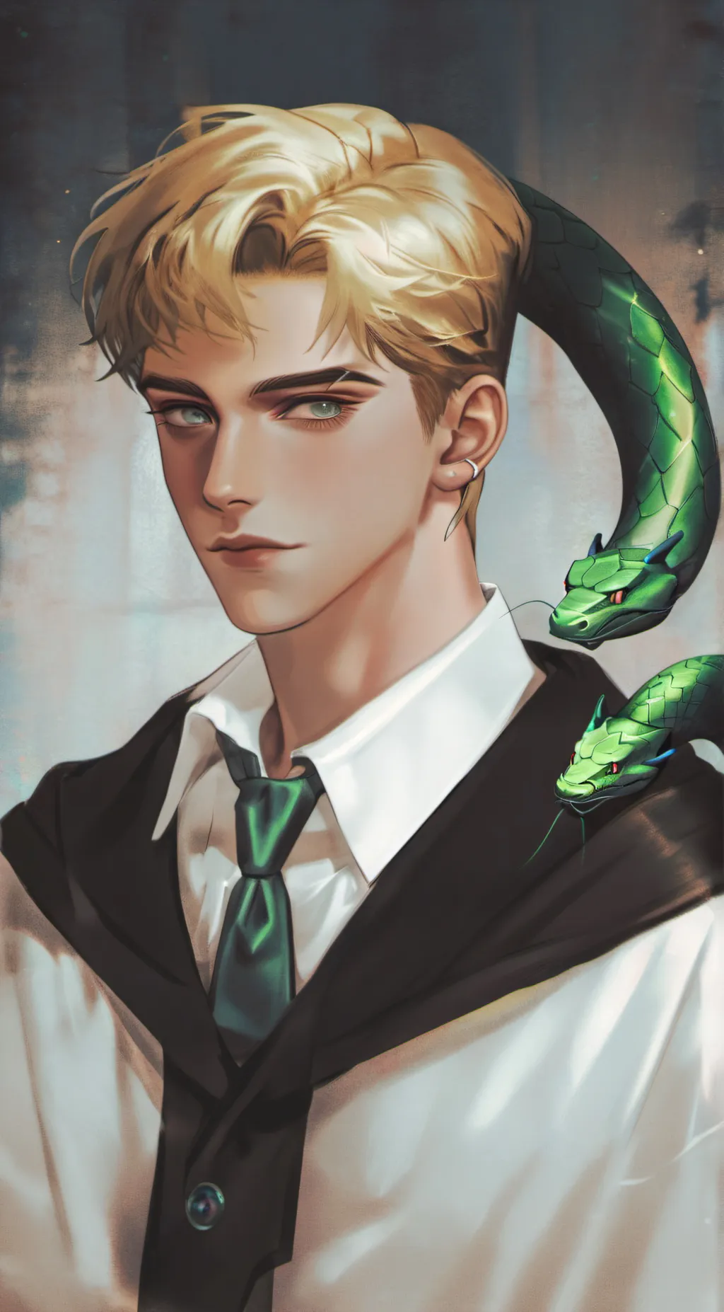 ai character: ☆draco malfoy☆ background
