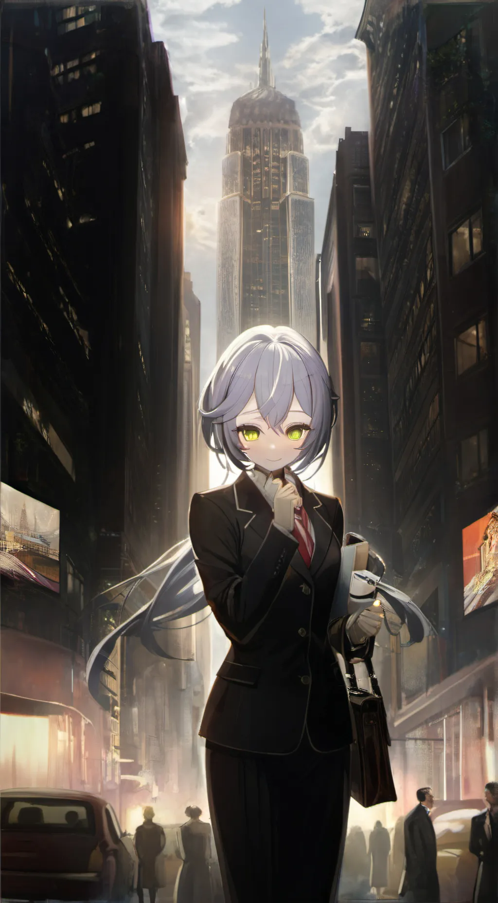 ai character: Clover  background