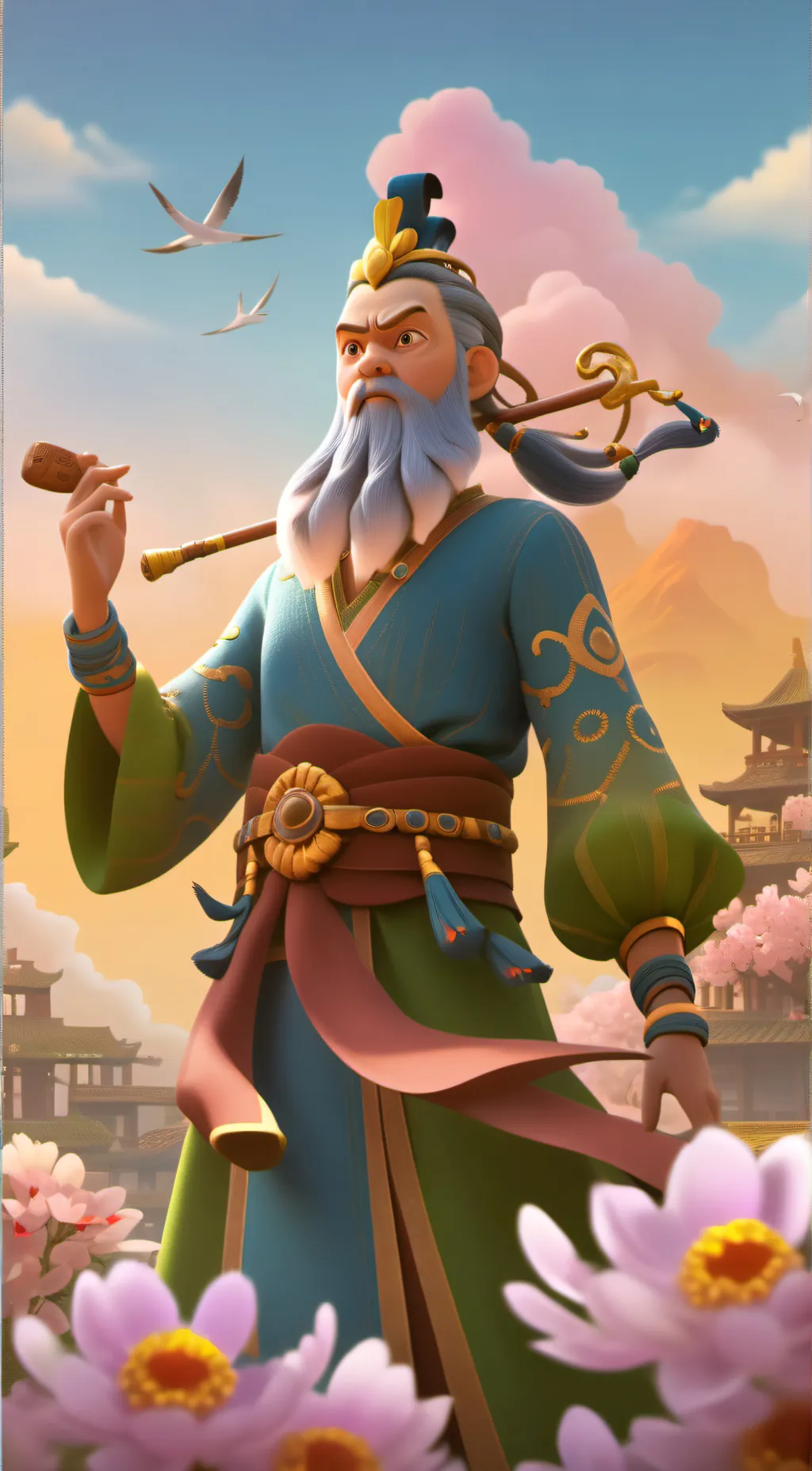 ai character: Sun Tzu background