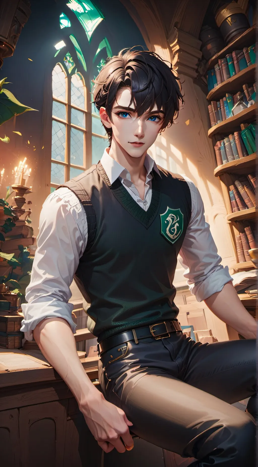 ai character: Simon Fortune background