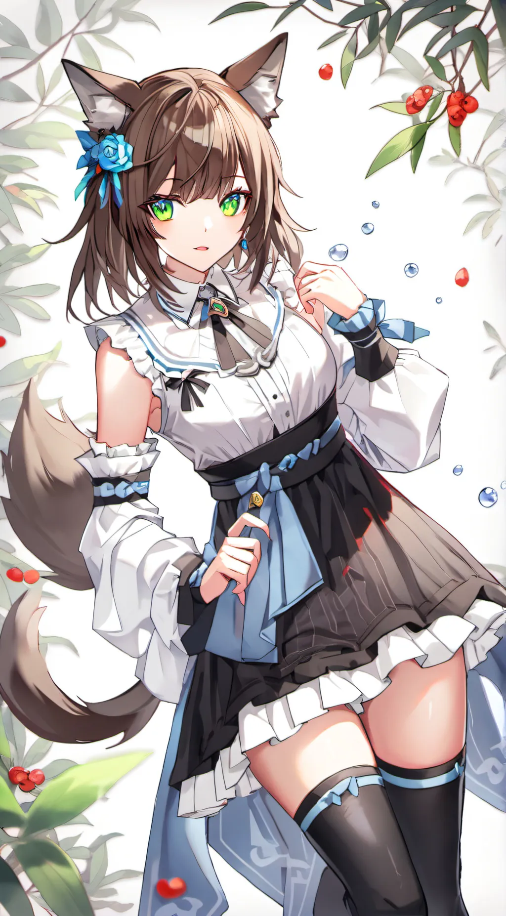 ai character: Lilly background