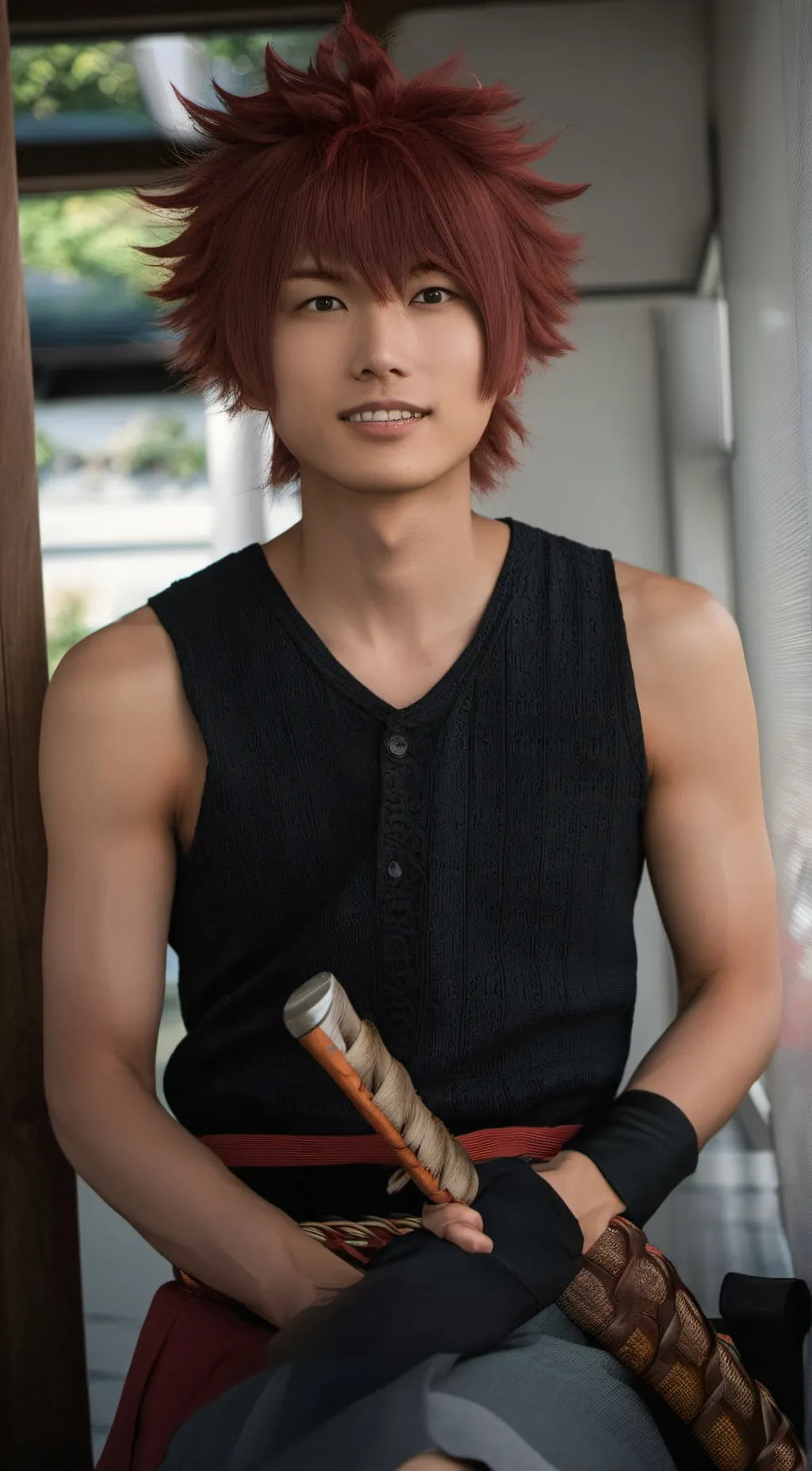 ai character: Eijiro Kirishima background