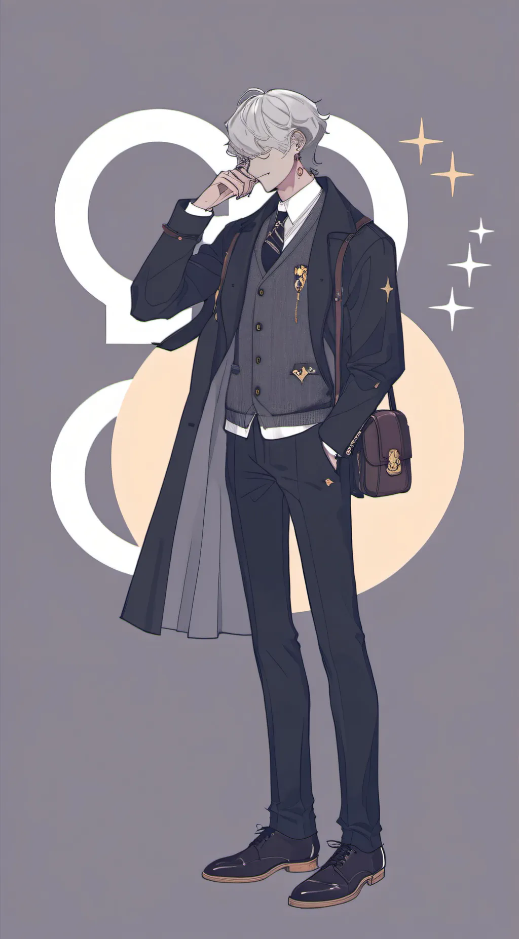 ai character: leond background