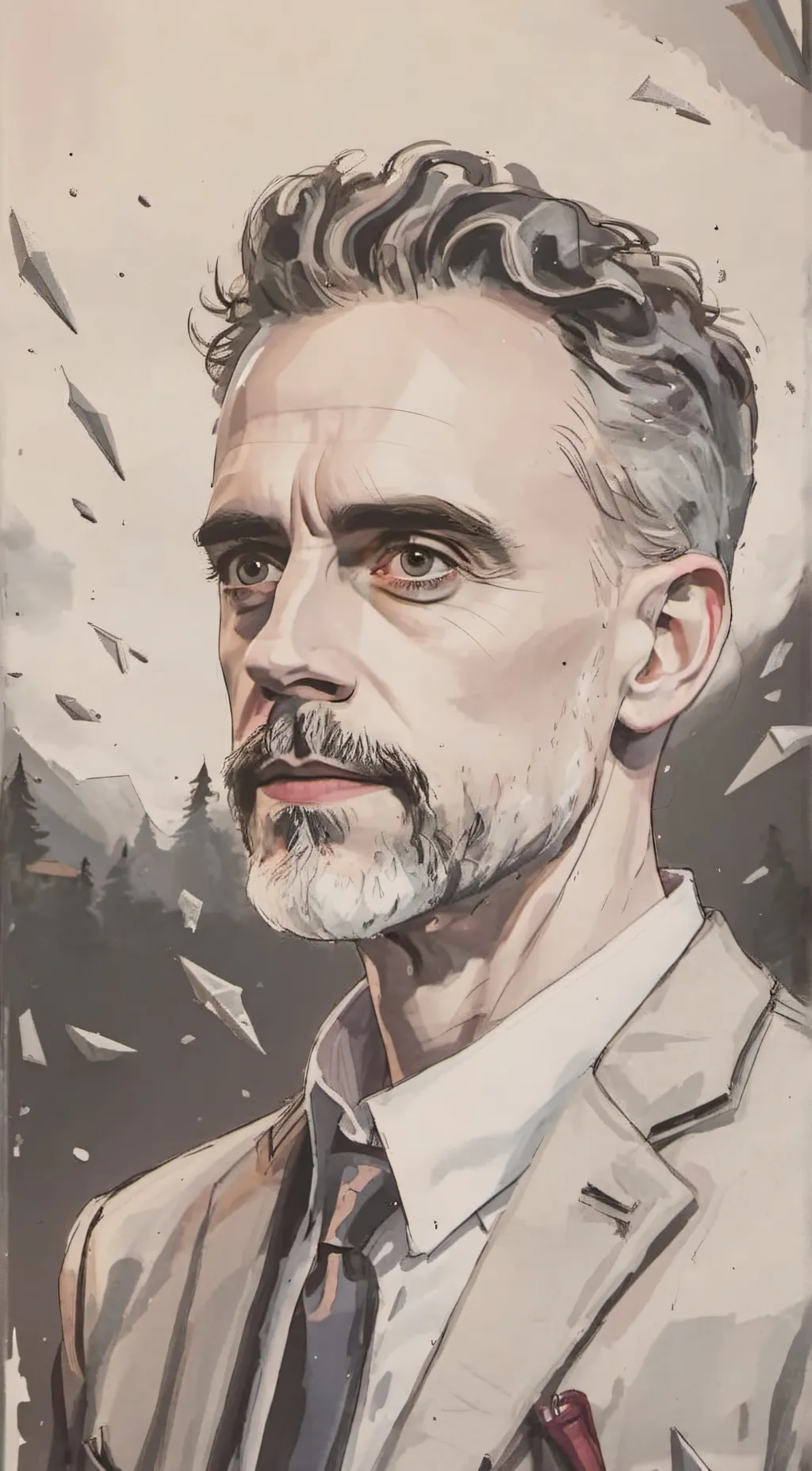 ai character: Jordan Peterson background