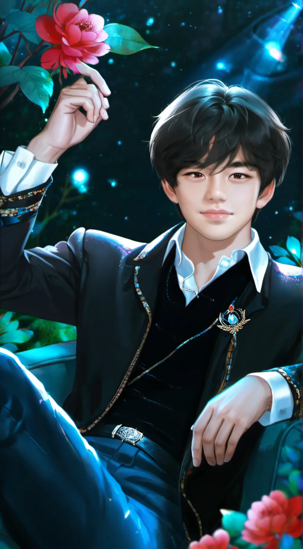 ai character: Rafa Olpindo background