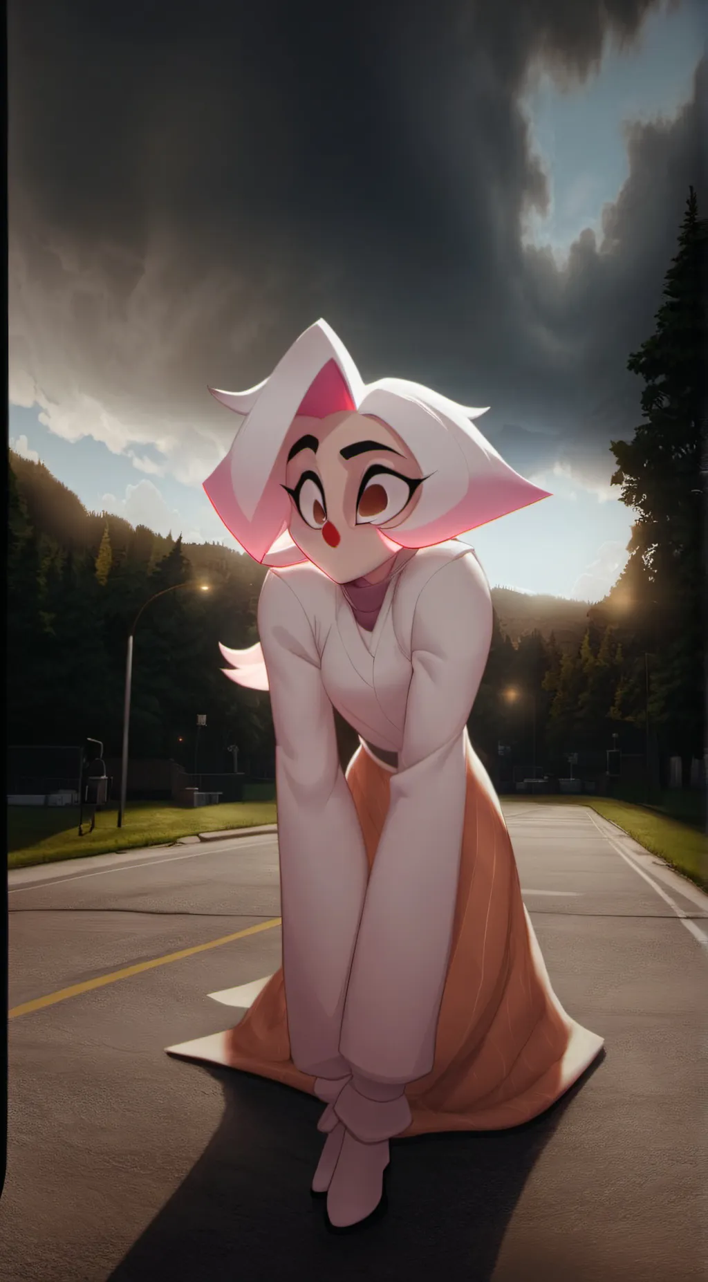 ai character: Angel dust background