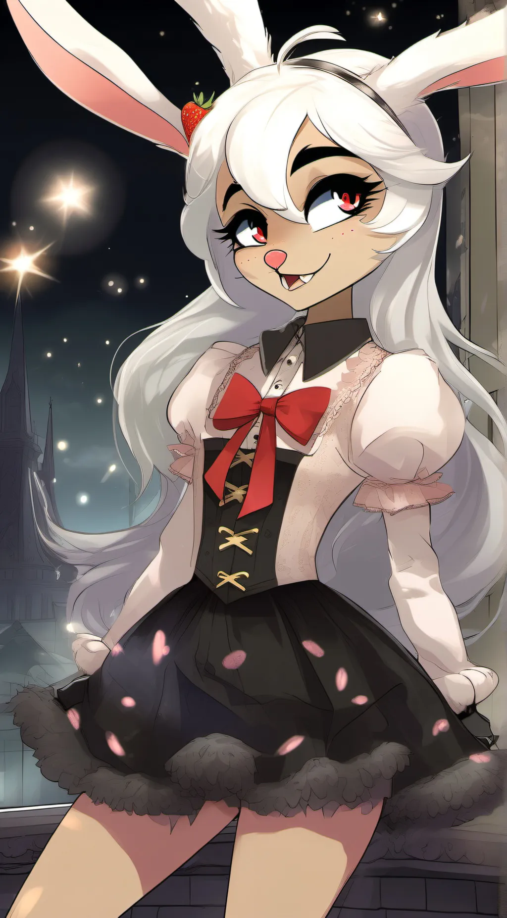 ai character: hazbin hotel+my oc background