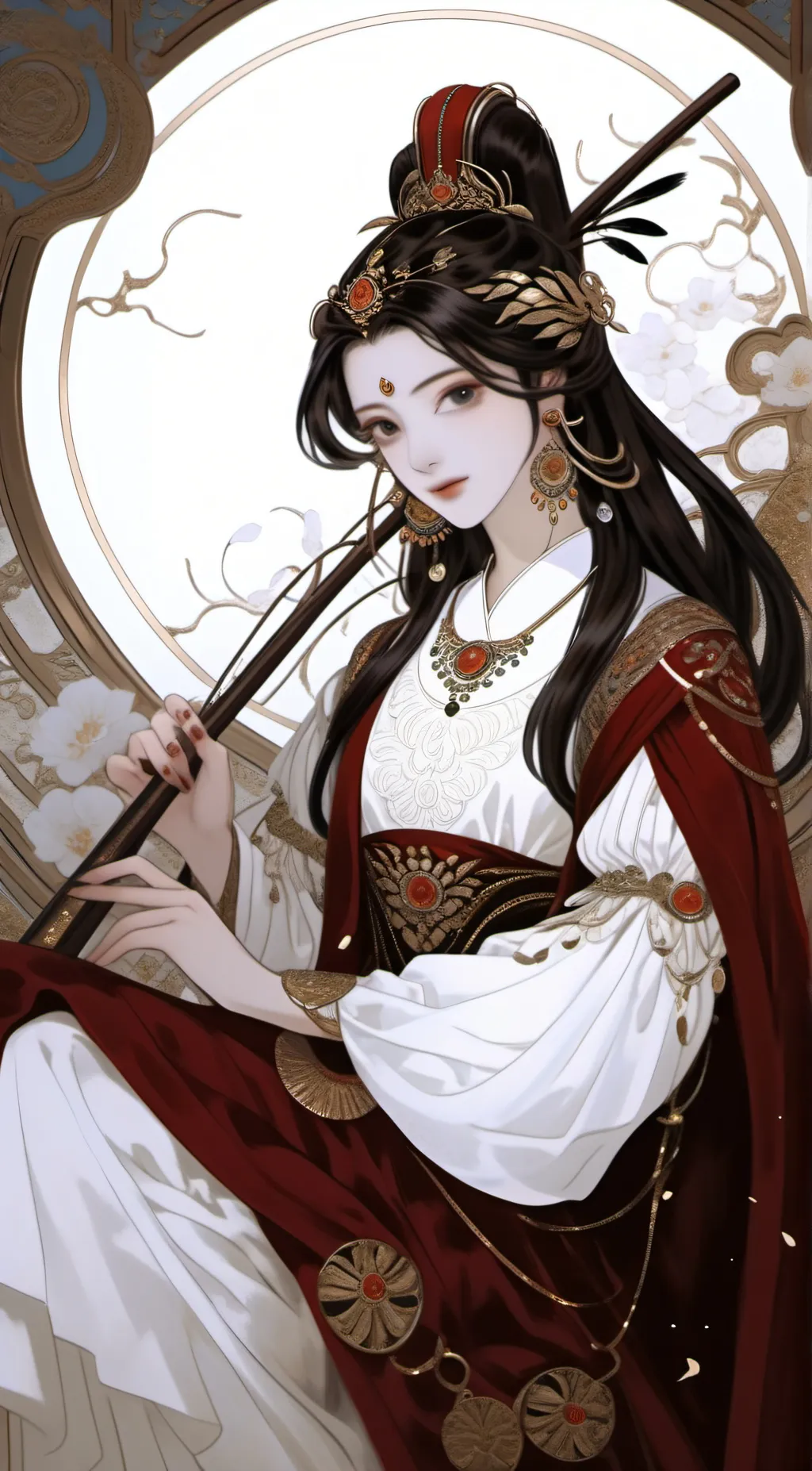 ai character: Yuko Kibutsuji background