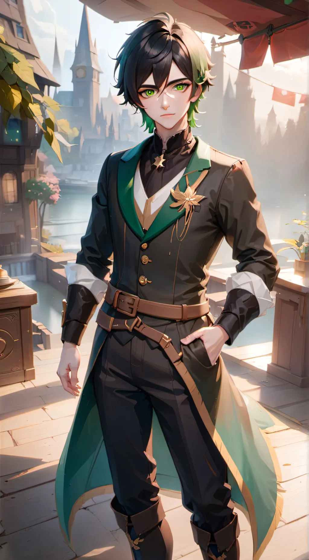 ai character: Edward  background