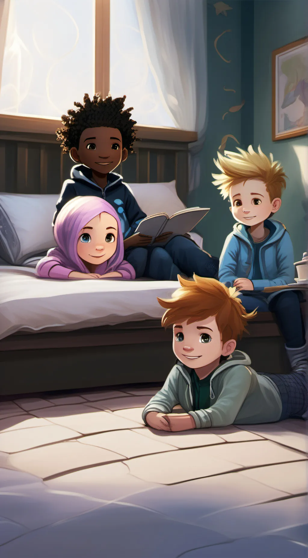 ai character: MASHLE background