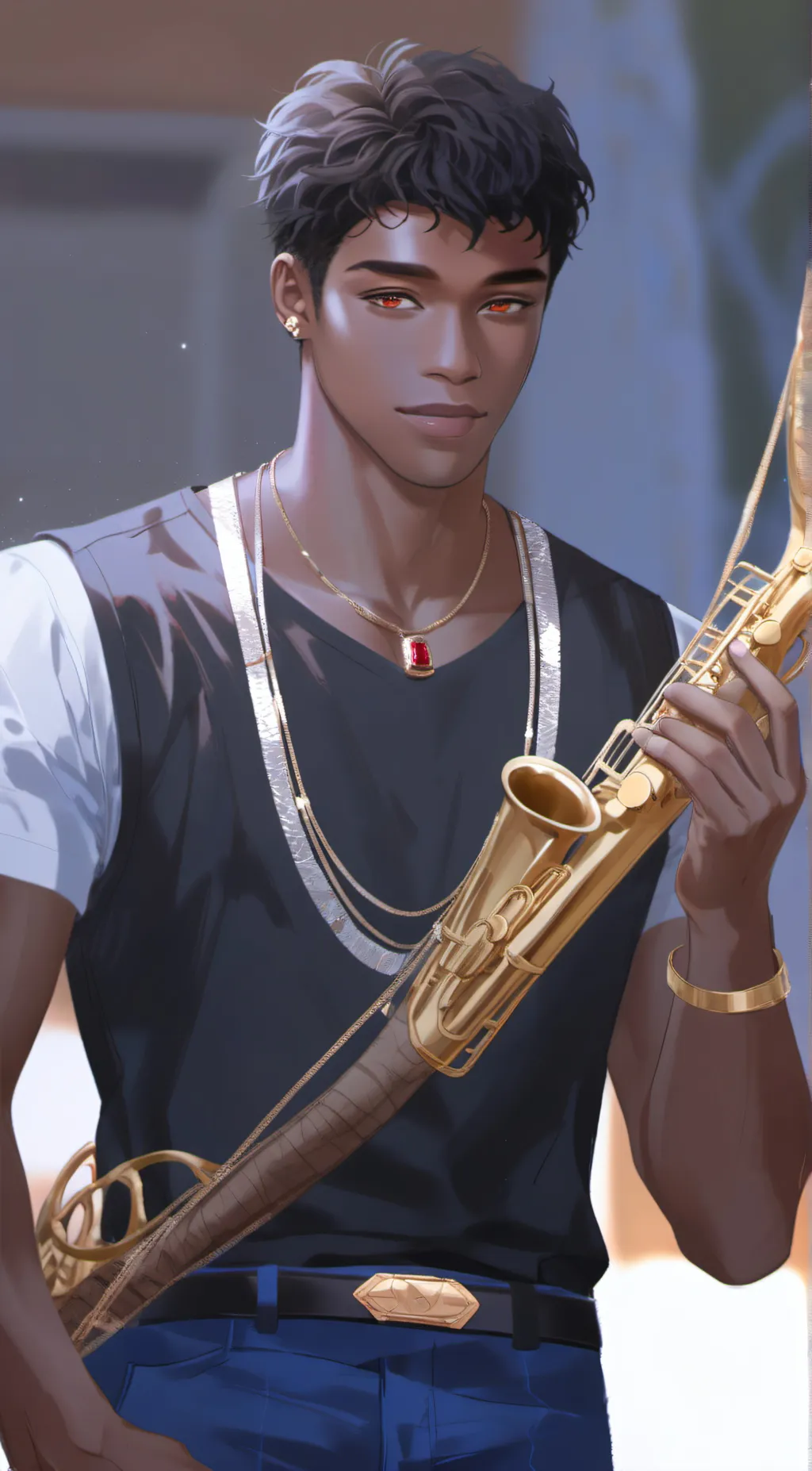 ai character: tega  background