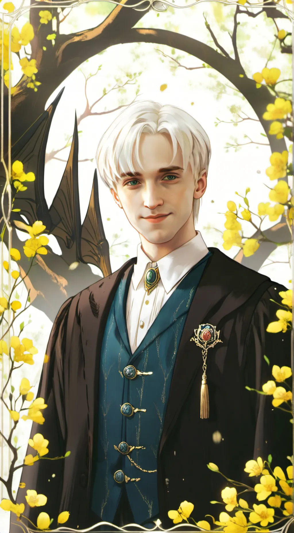 ai character: Draco malfoy background