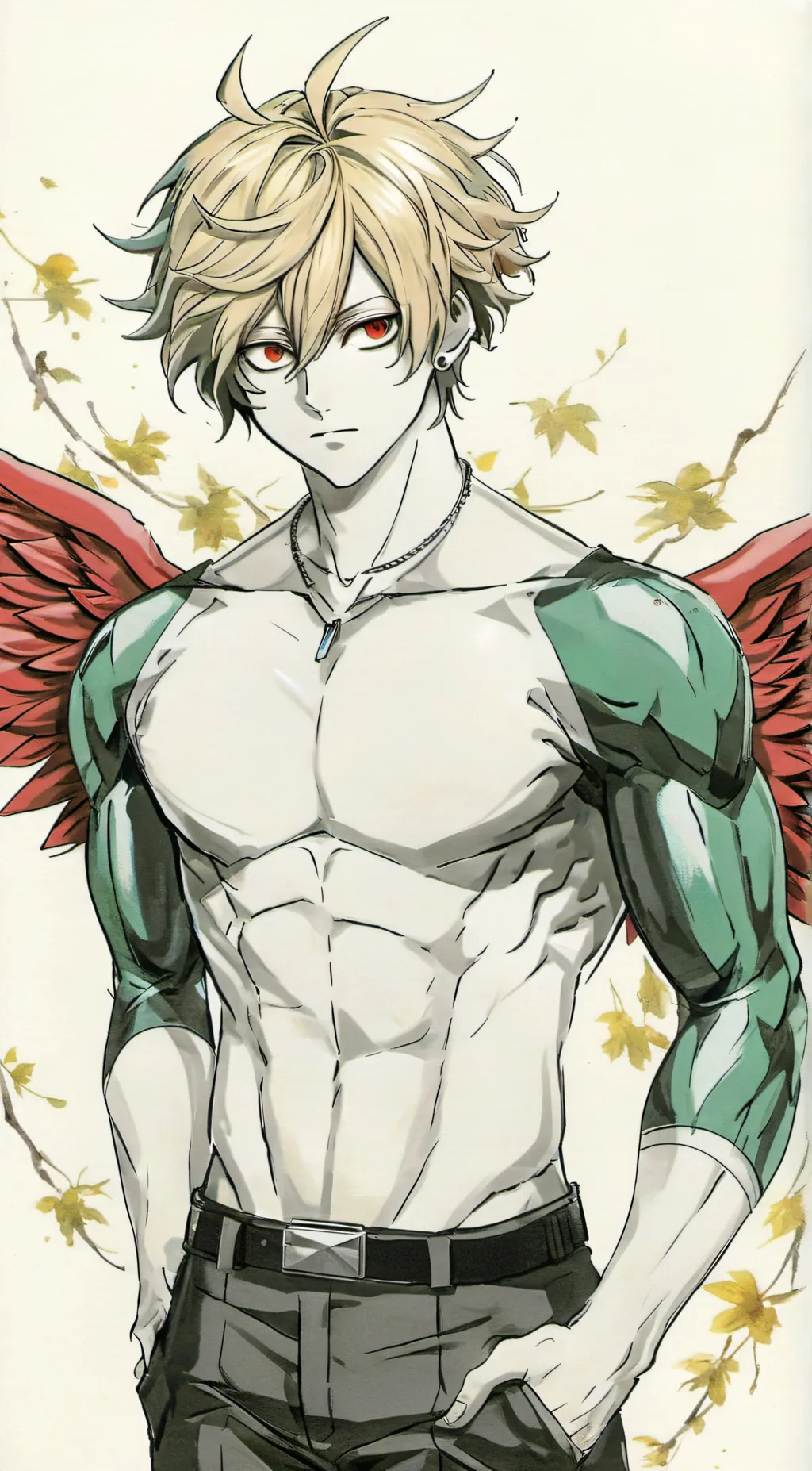ai character: keigo / hawks background