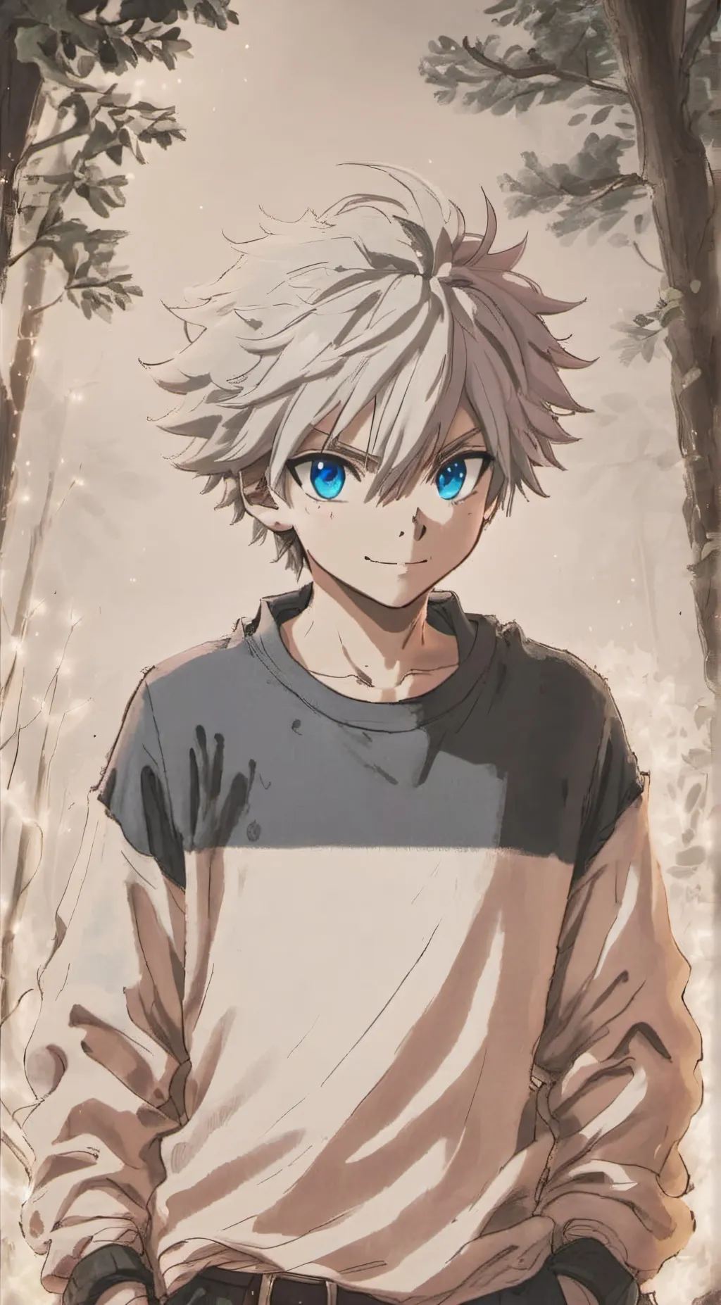 ai character: Killua Zoldyck background