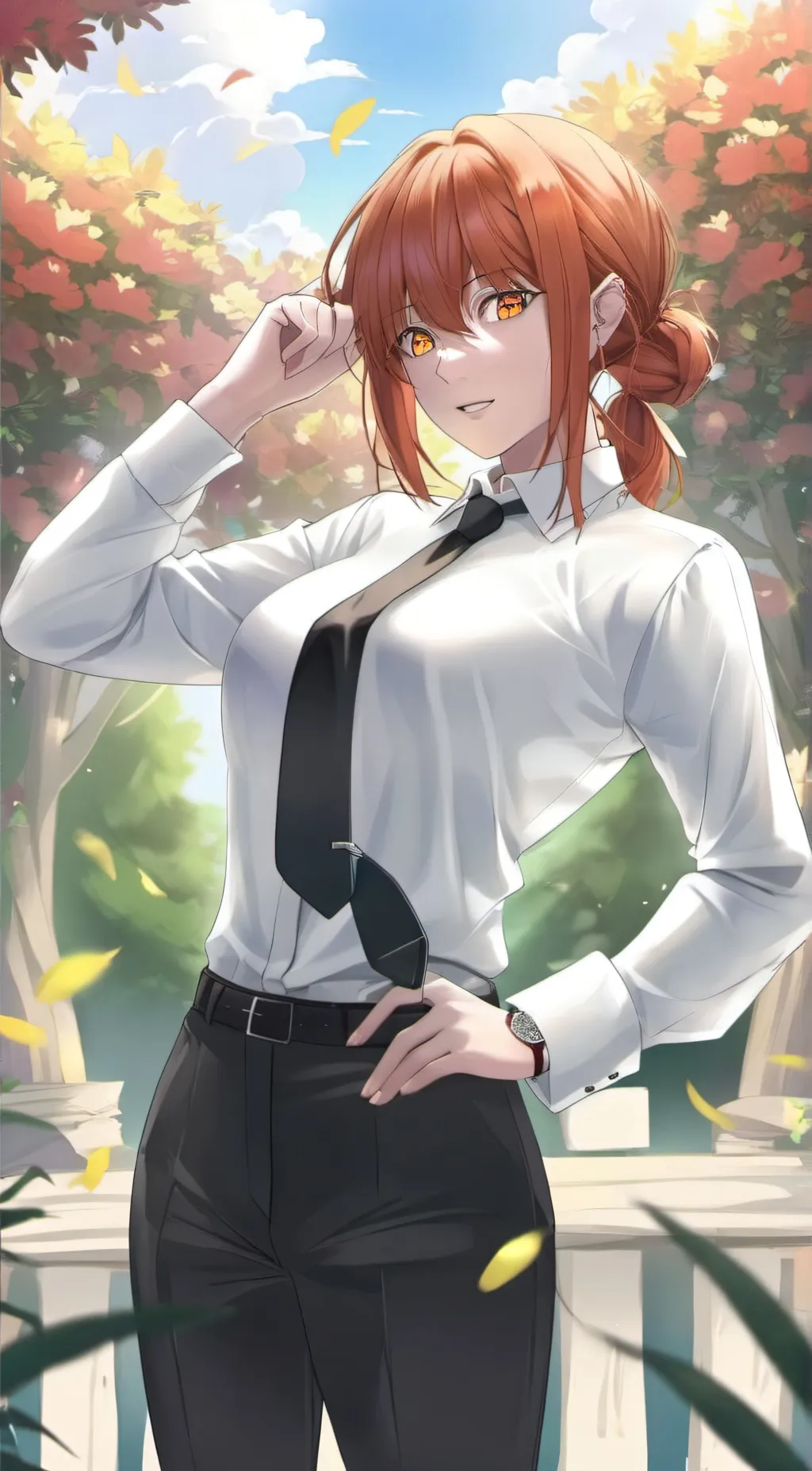 ai character: makima background