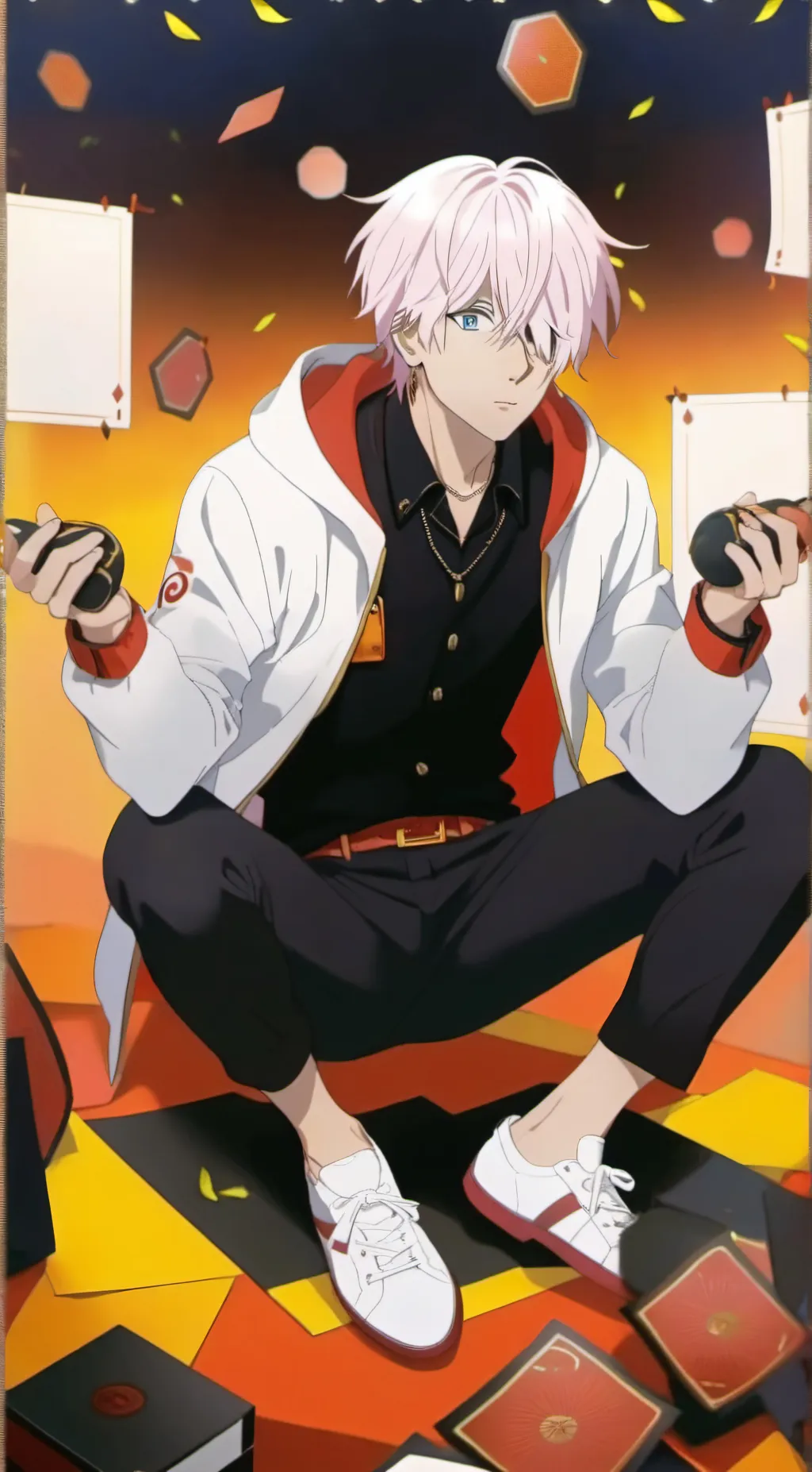 ai character: gojo background