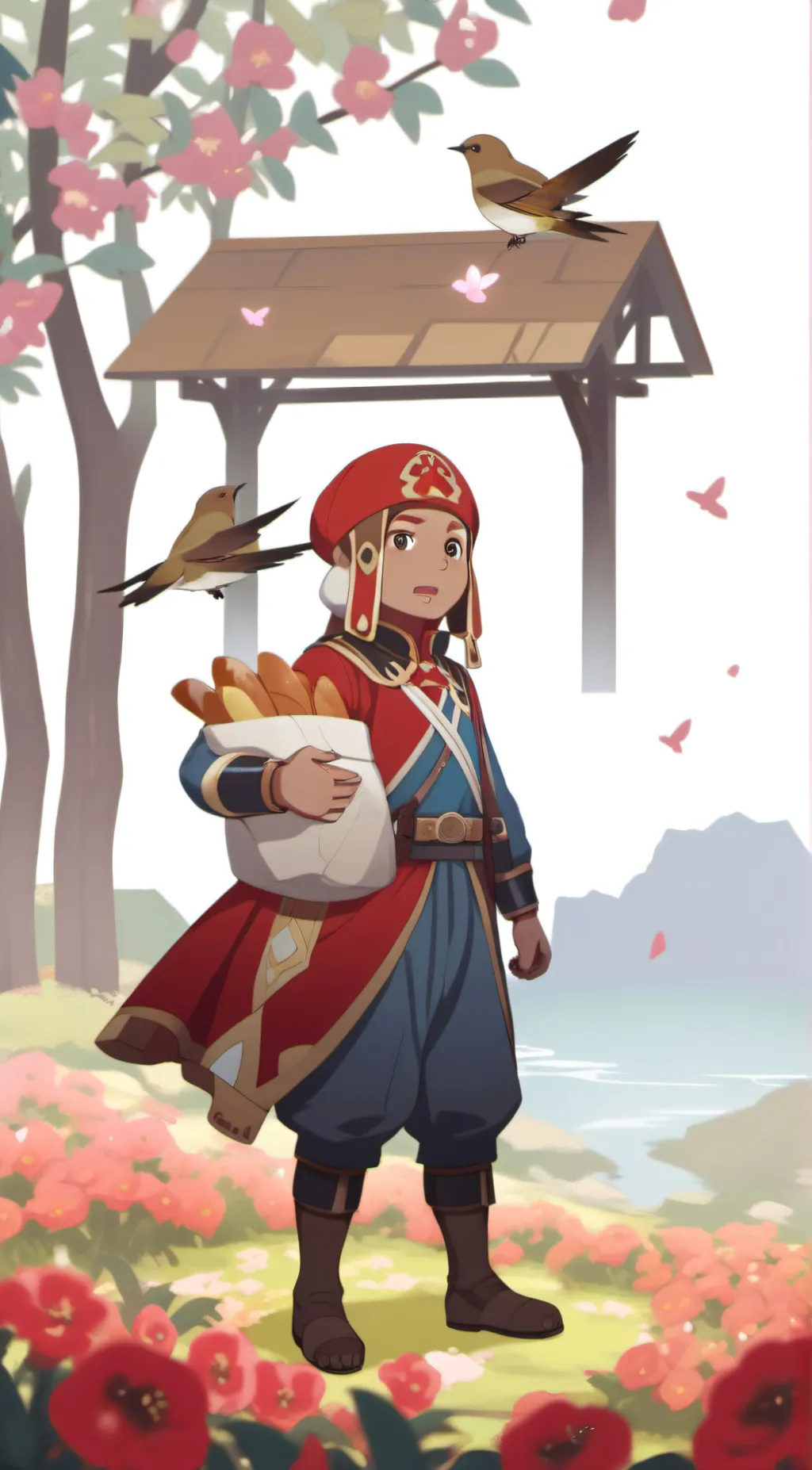 ai character: The bread dealer background