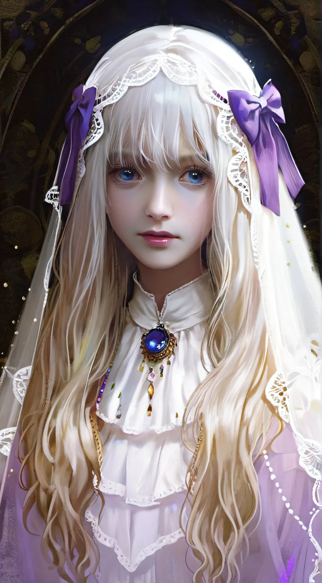 ai character: hong eunchae  background