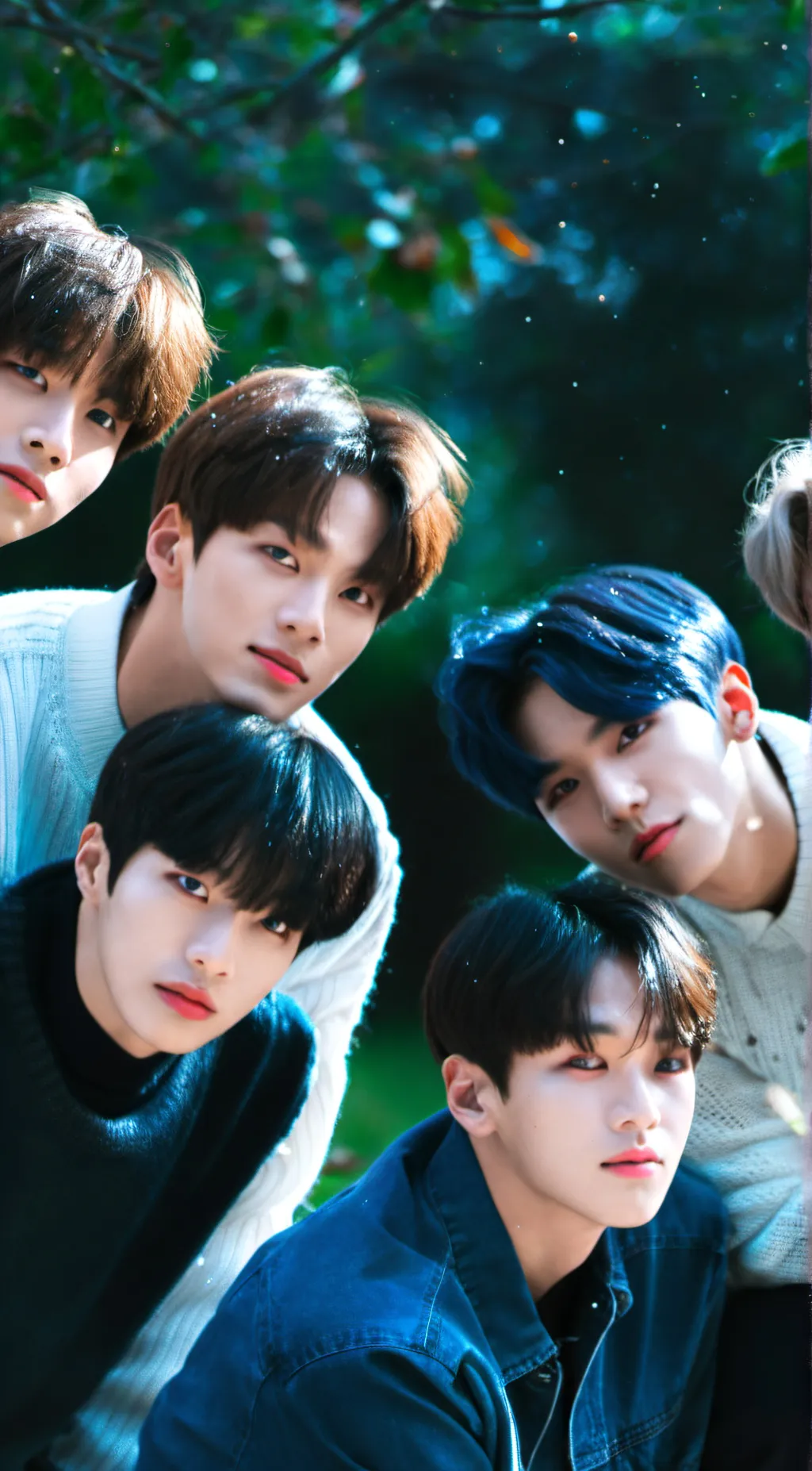 ai character: BTS  background