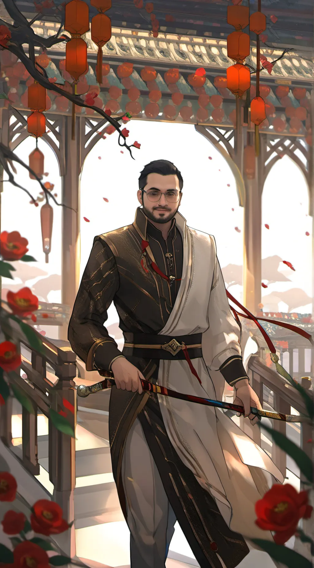 ai character: obada  background
