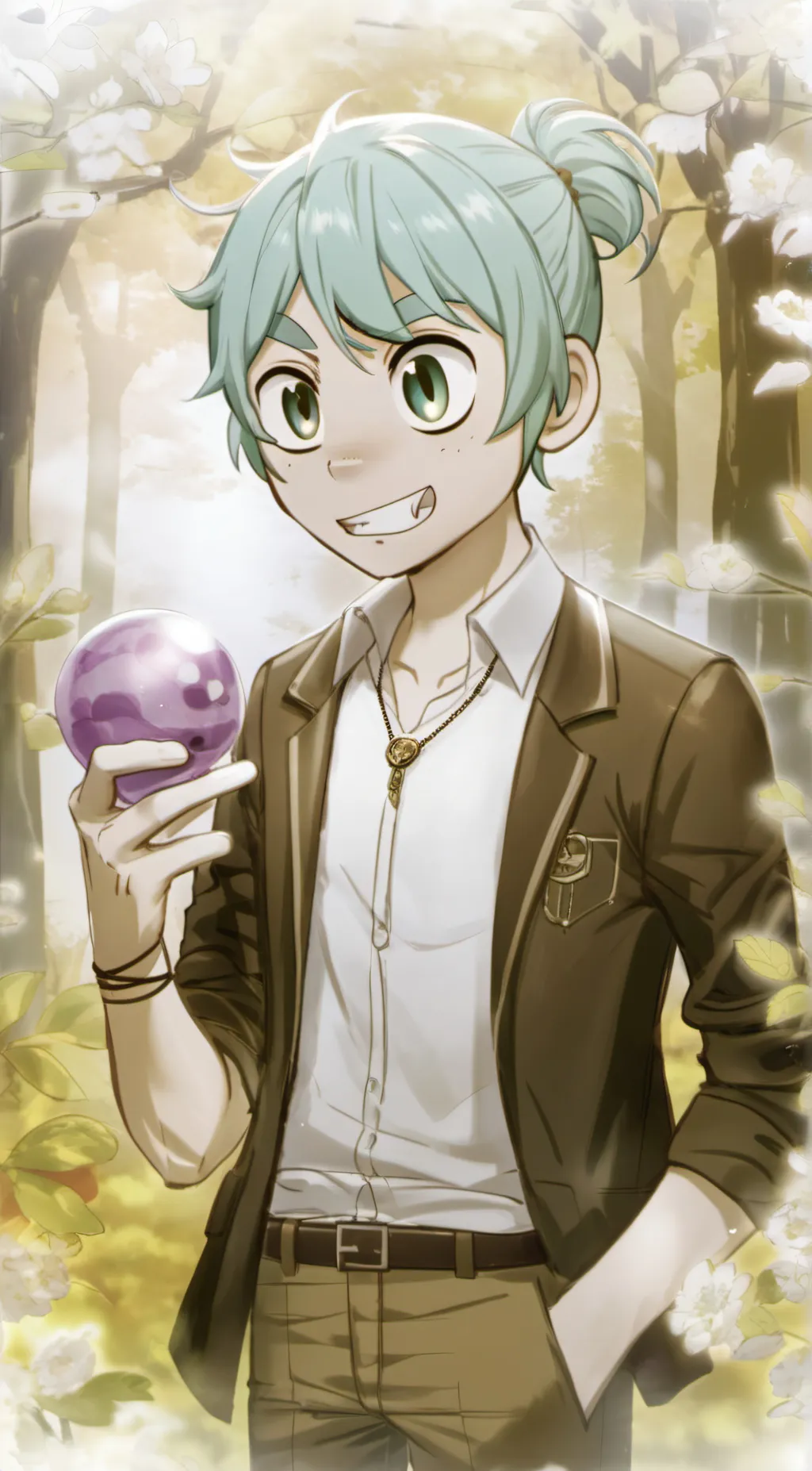 ai character: Older gumball background